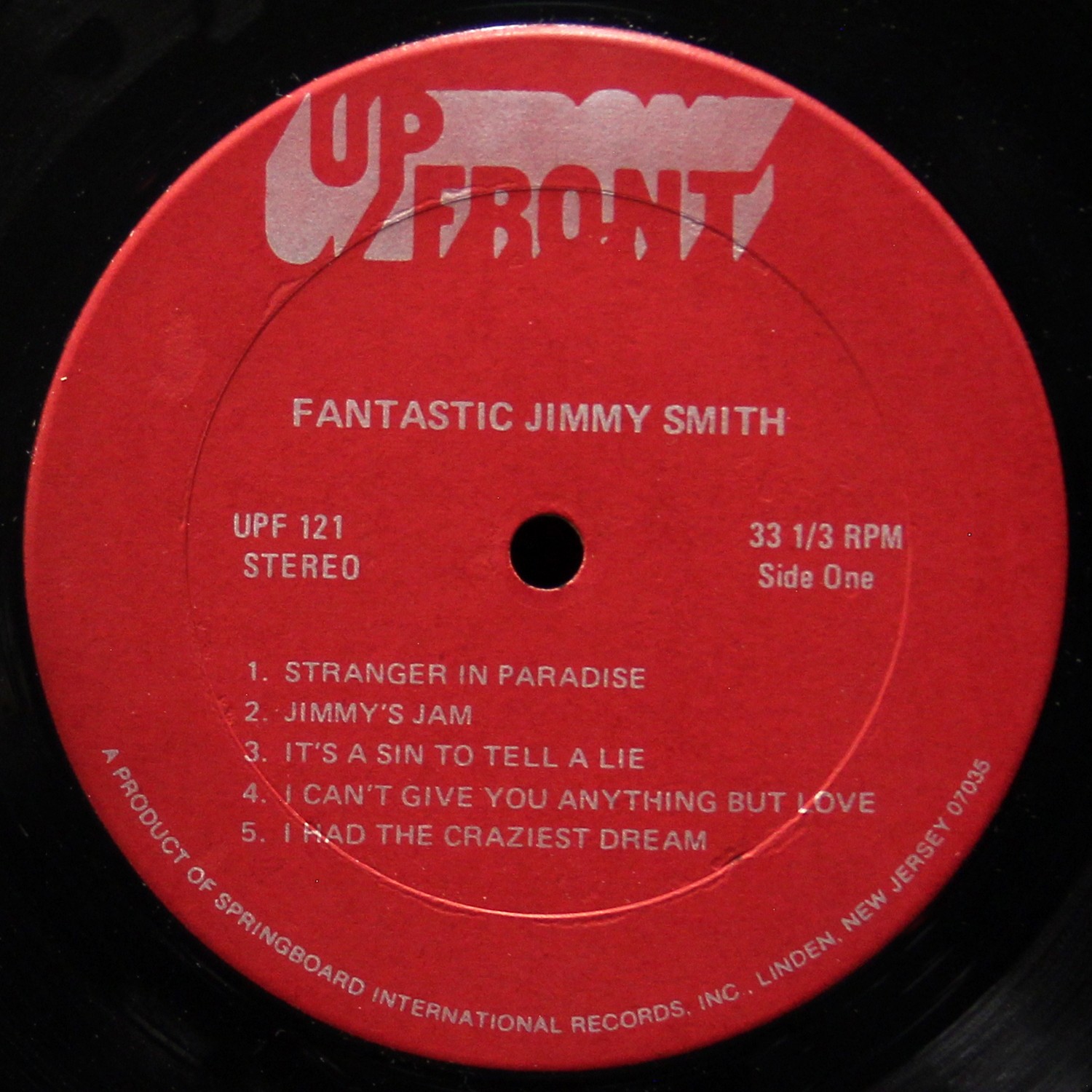 LP Jimmy Smith — Fantastic Jimmy Smith фото 3