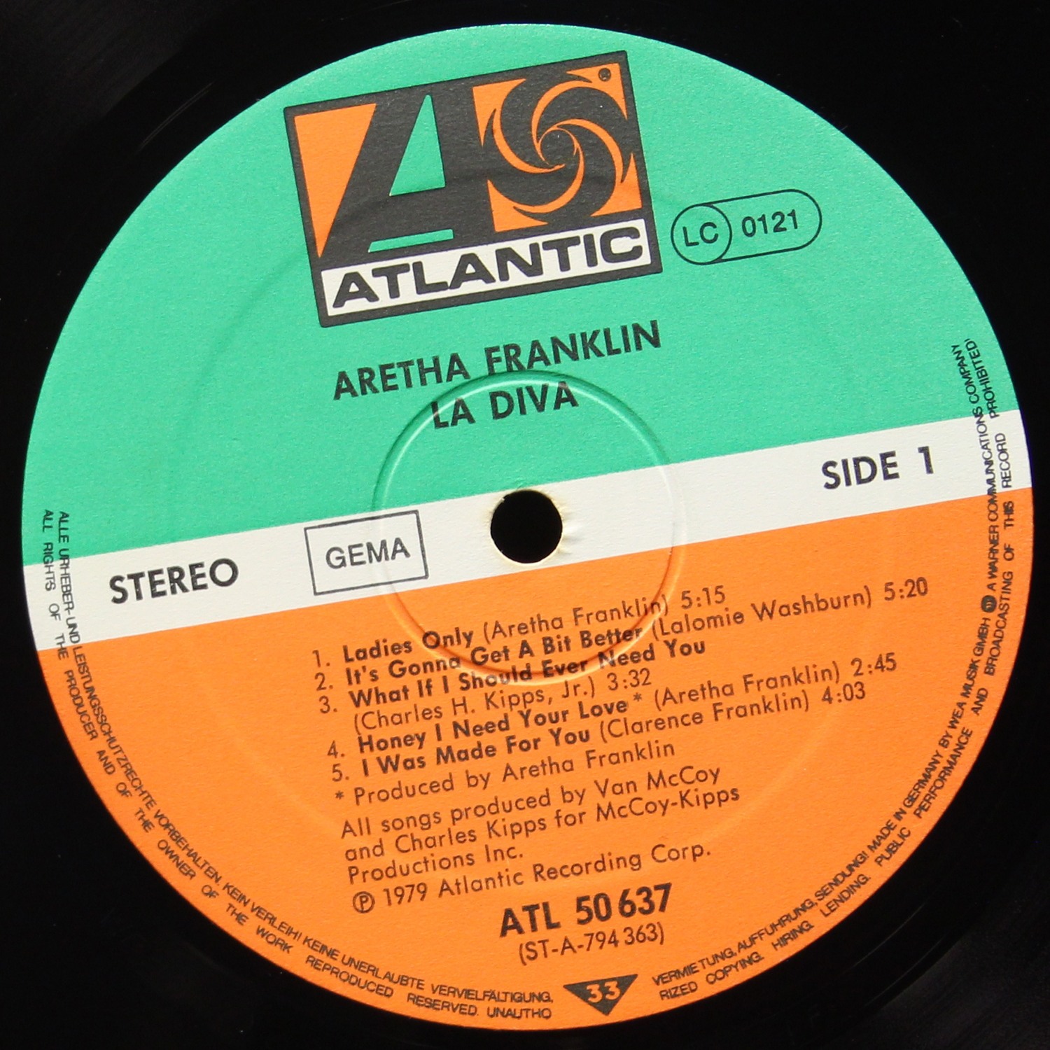 LP Aretha Franklin — La Diva фото 2