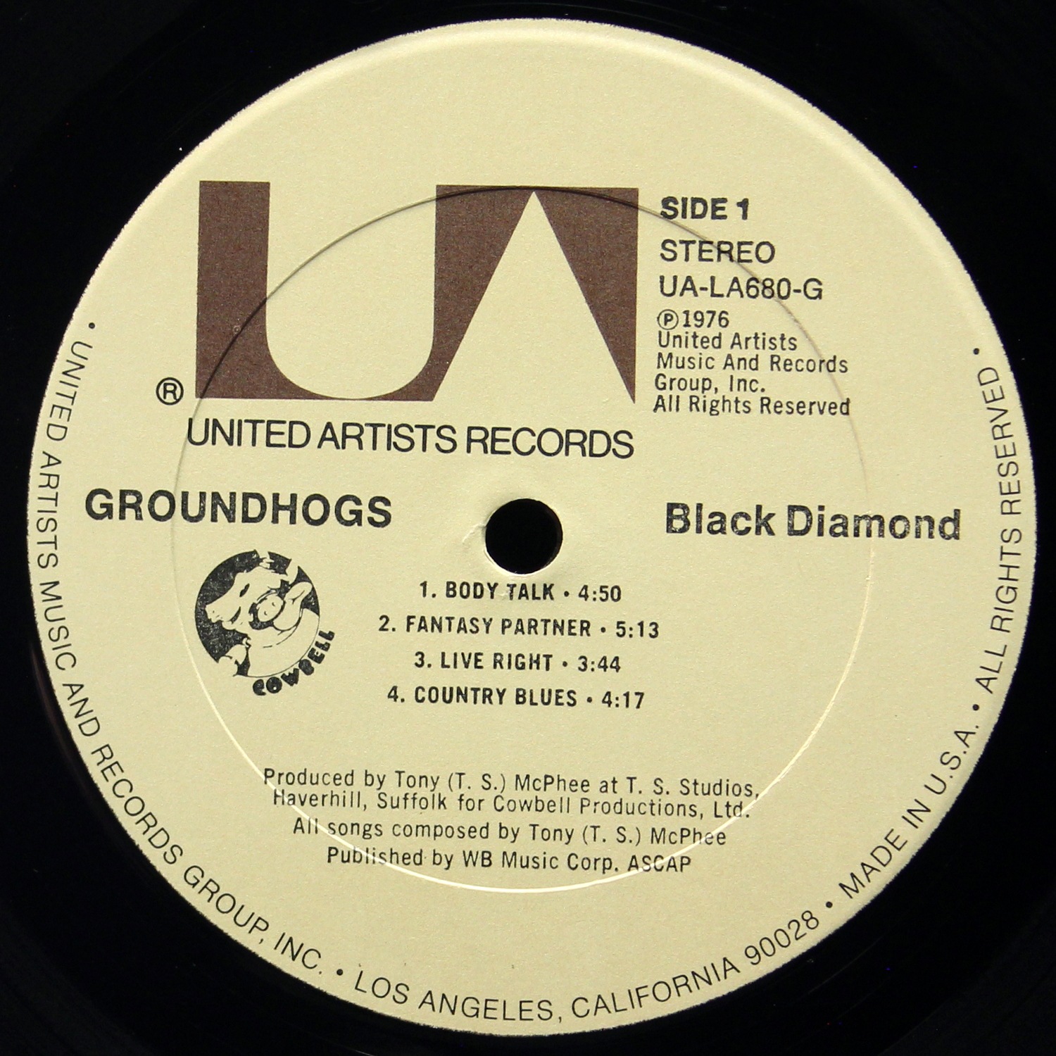 LP Groundhogs — Black Diamond фото 3