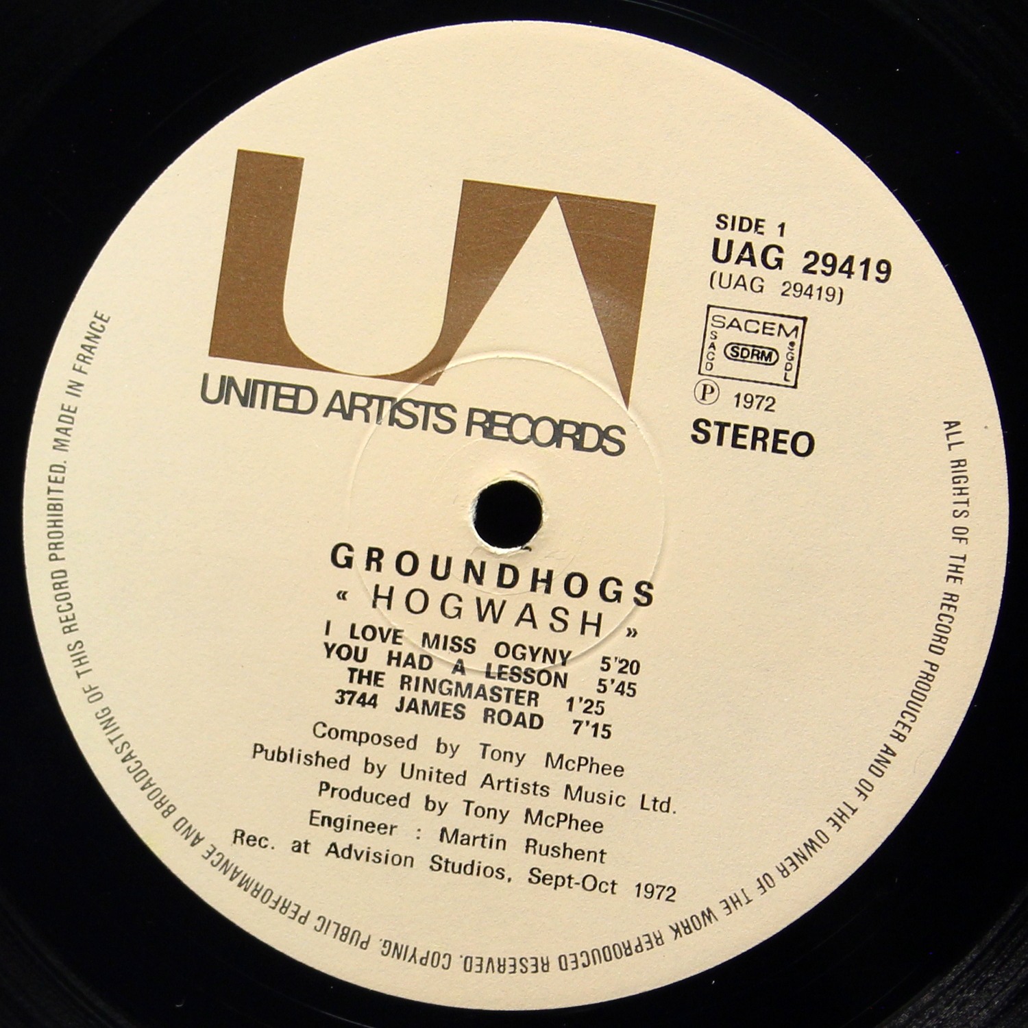 LP Groundhogs — Hogwash фото 4