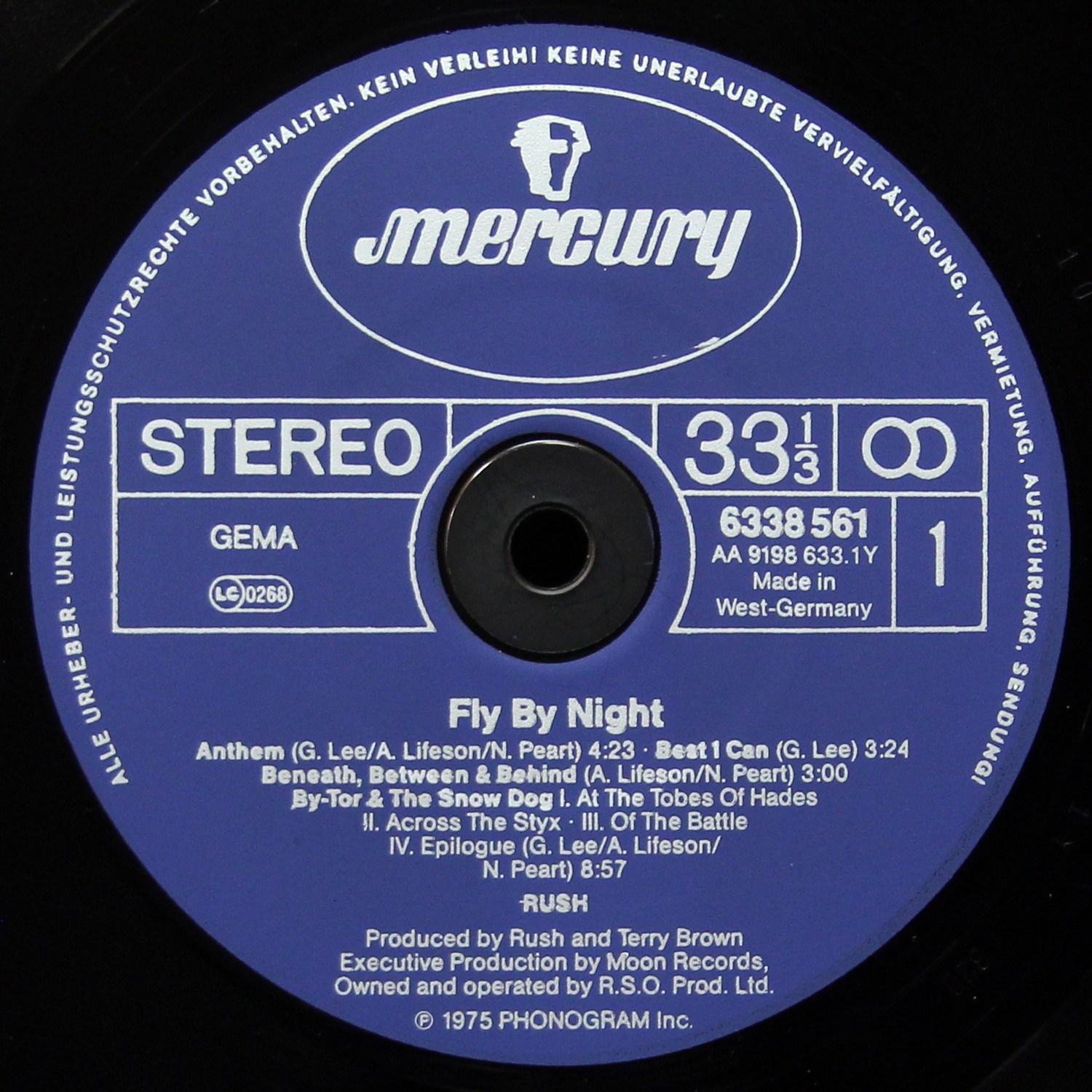 LP Rush — Fly By Night фото 3