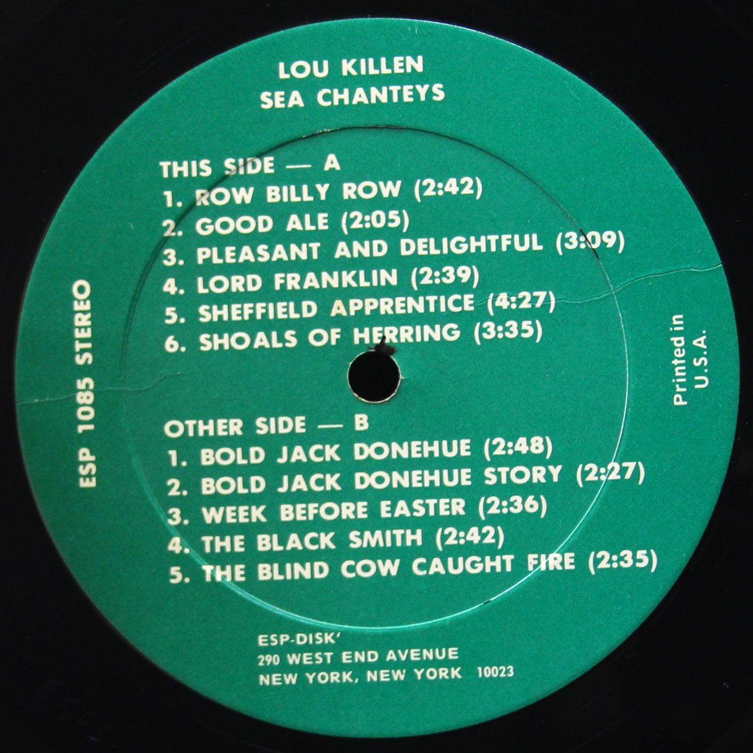 LP Lou Killen — Sea Chanteys фото 3