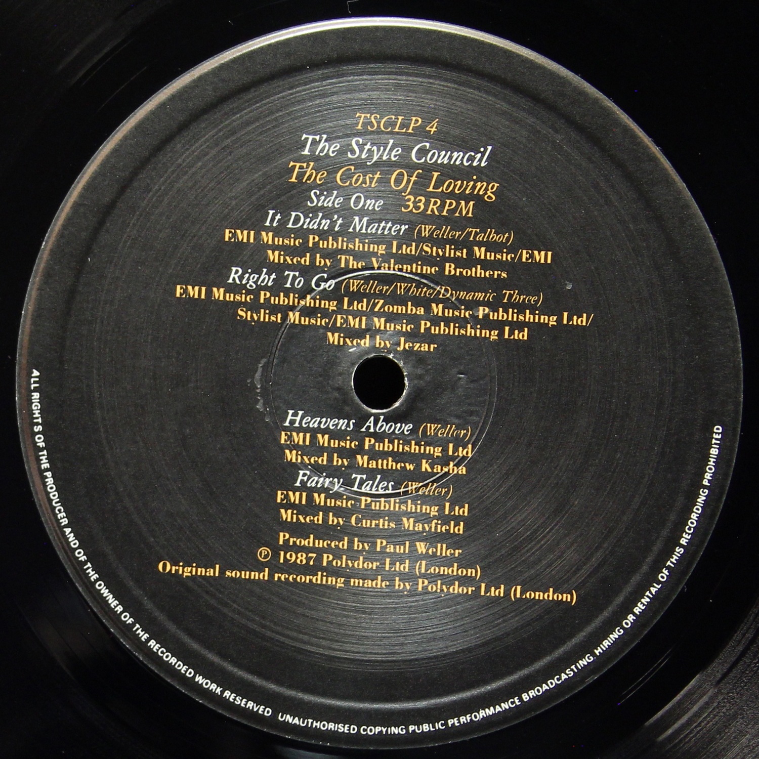 LP Style Council — Cost Of Loving фото 3