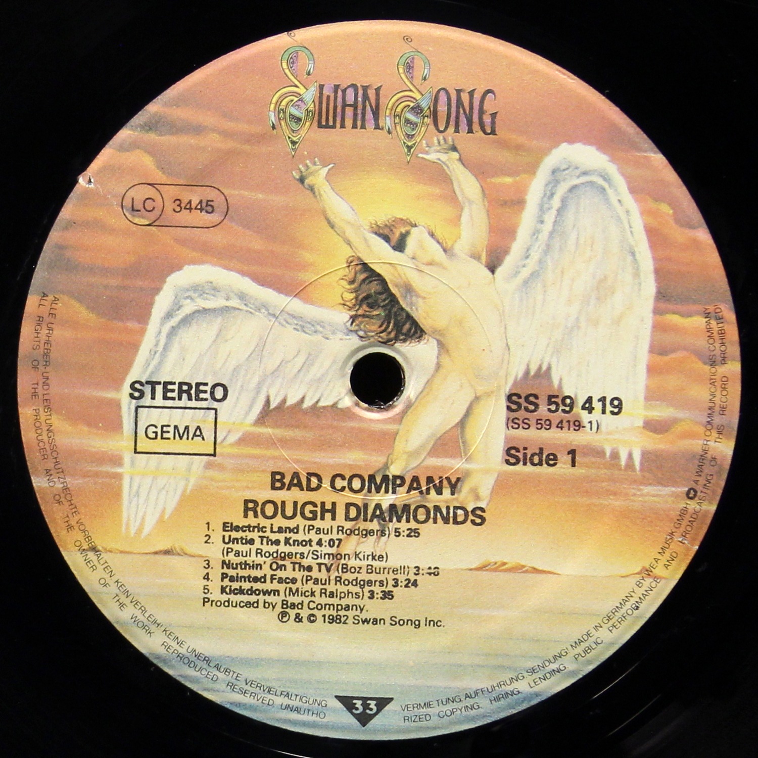LP Bad Company — Rough Diamonds фото 3
