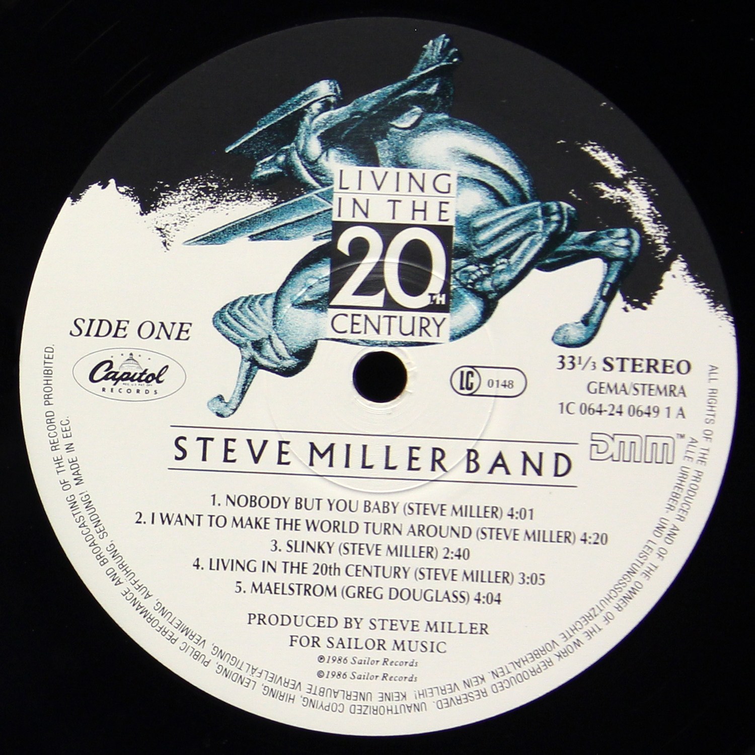 LP Steve Miller Band — Living In The 20th Century фото 3