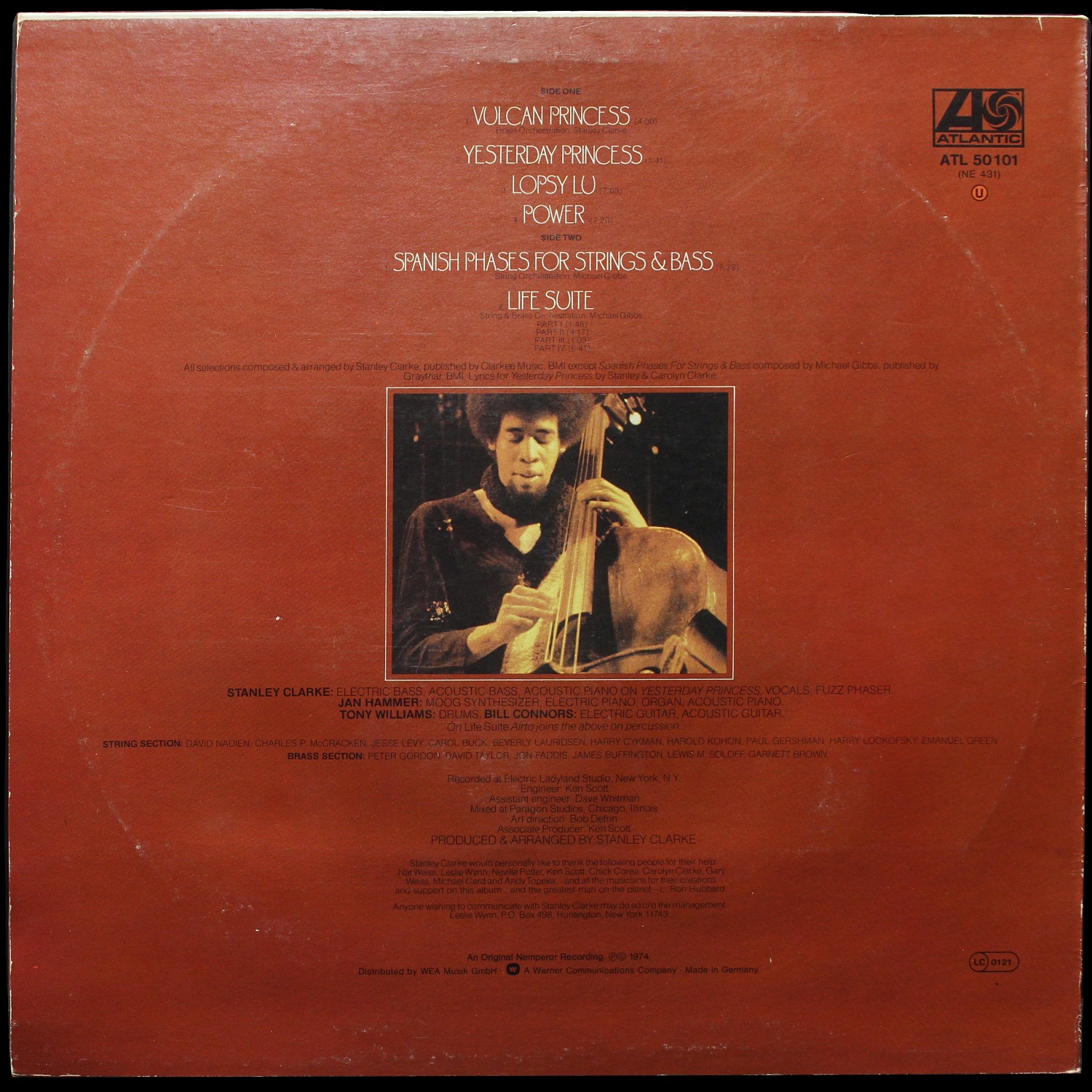 LP Stanley Clarke — Stanley Clarke фото 2