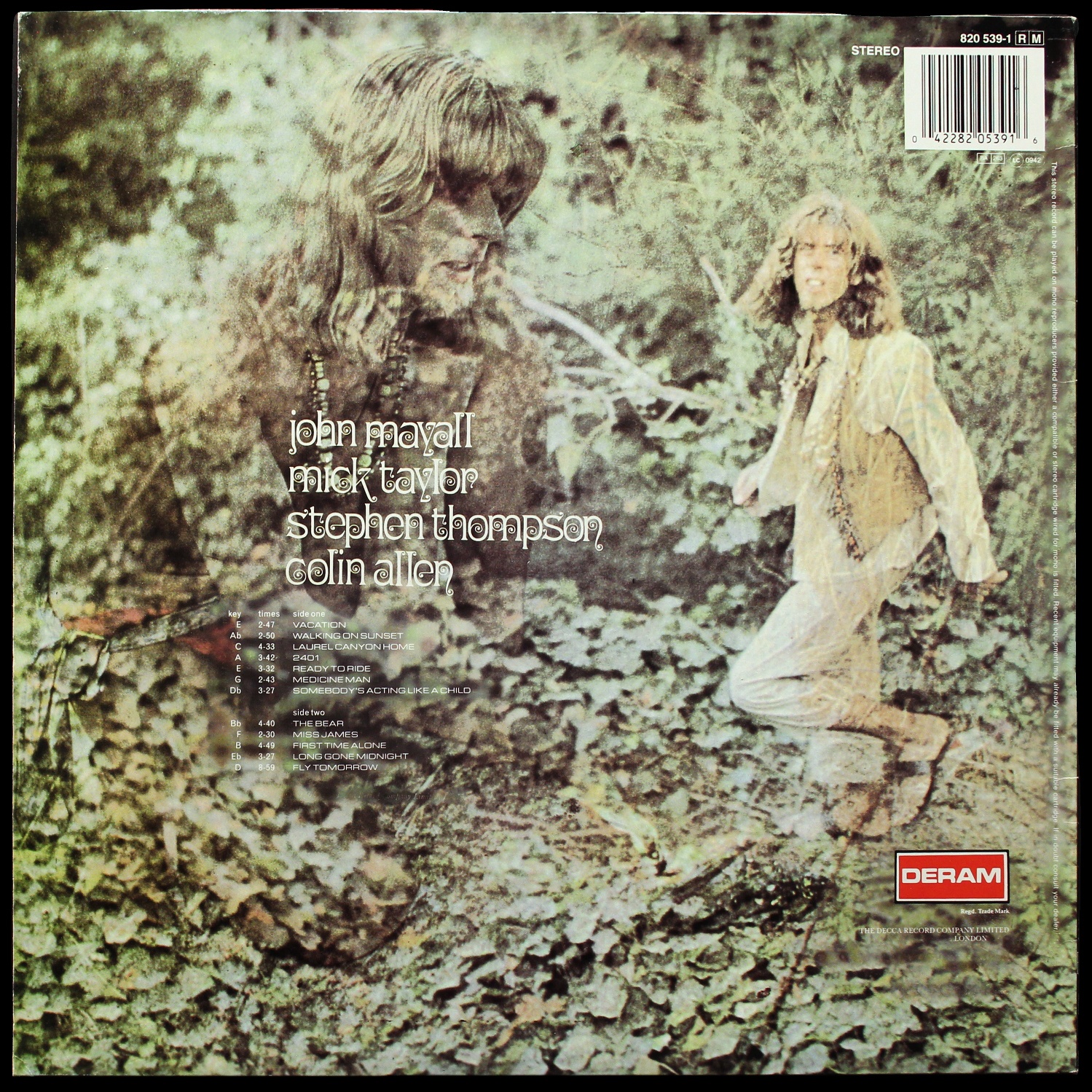 LP John Mayall — Blues From Laurel Canyon фото 2