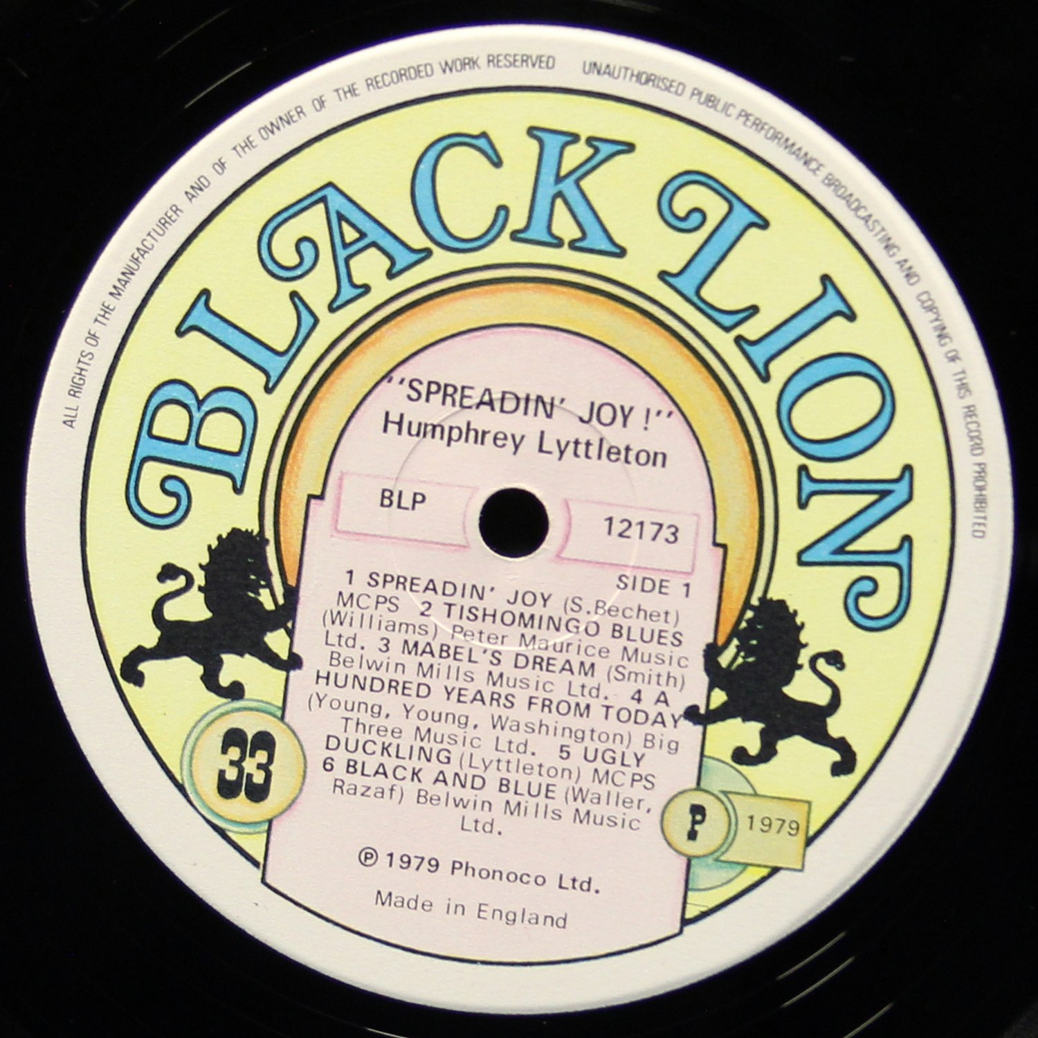 LP Humphrey Lyttelton — Spreadin' Joy фото 3