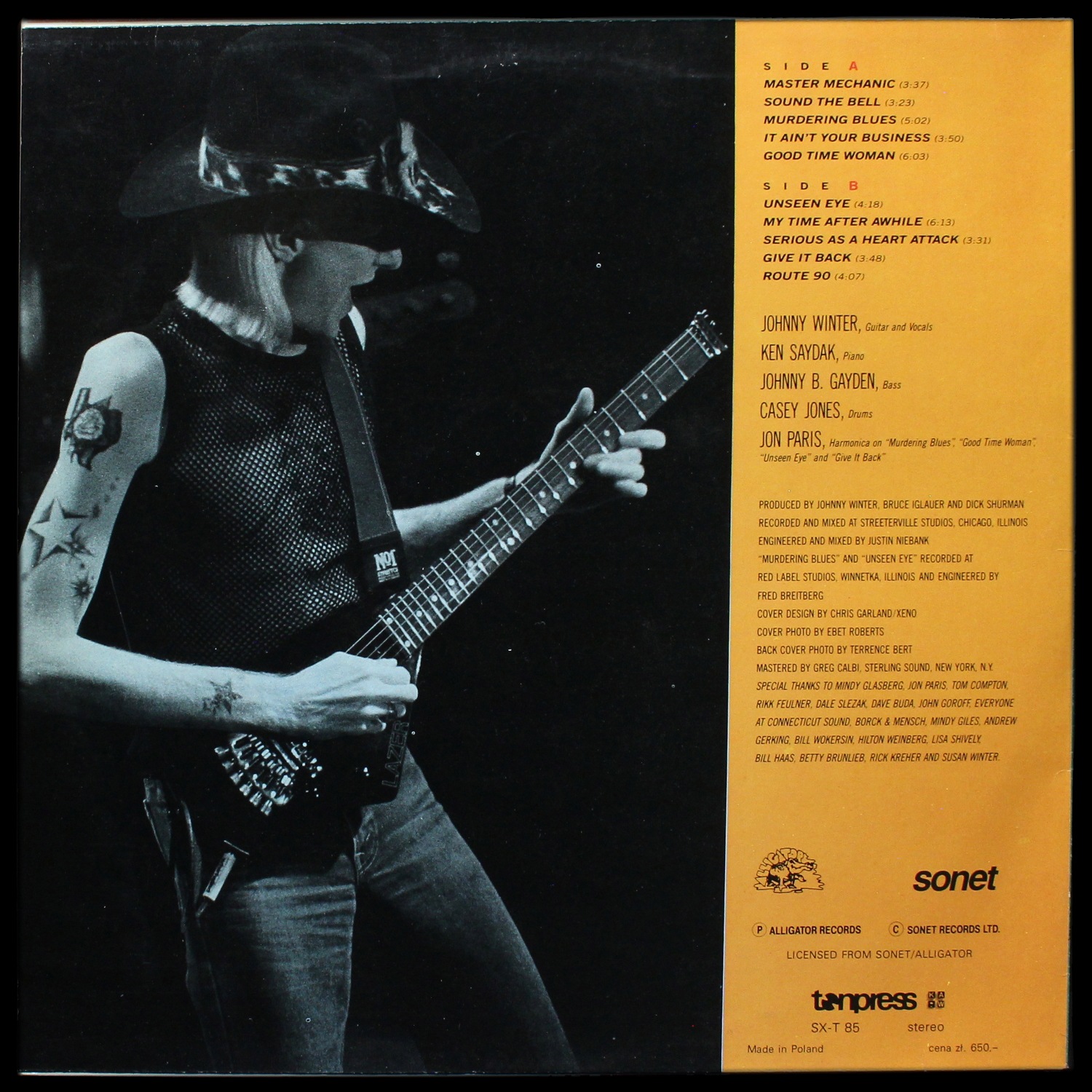 LP Johnny Winter — Serious Business фото 2