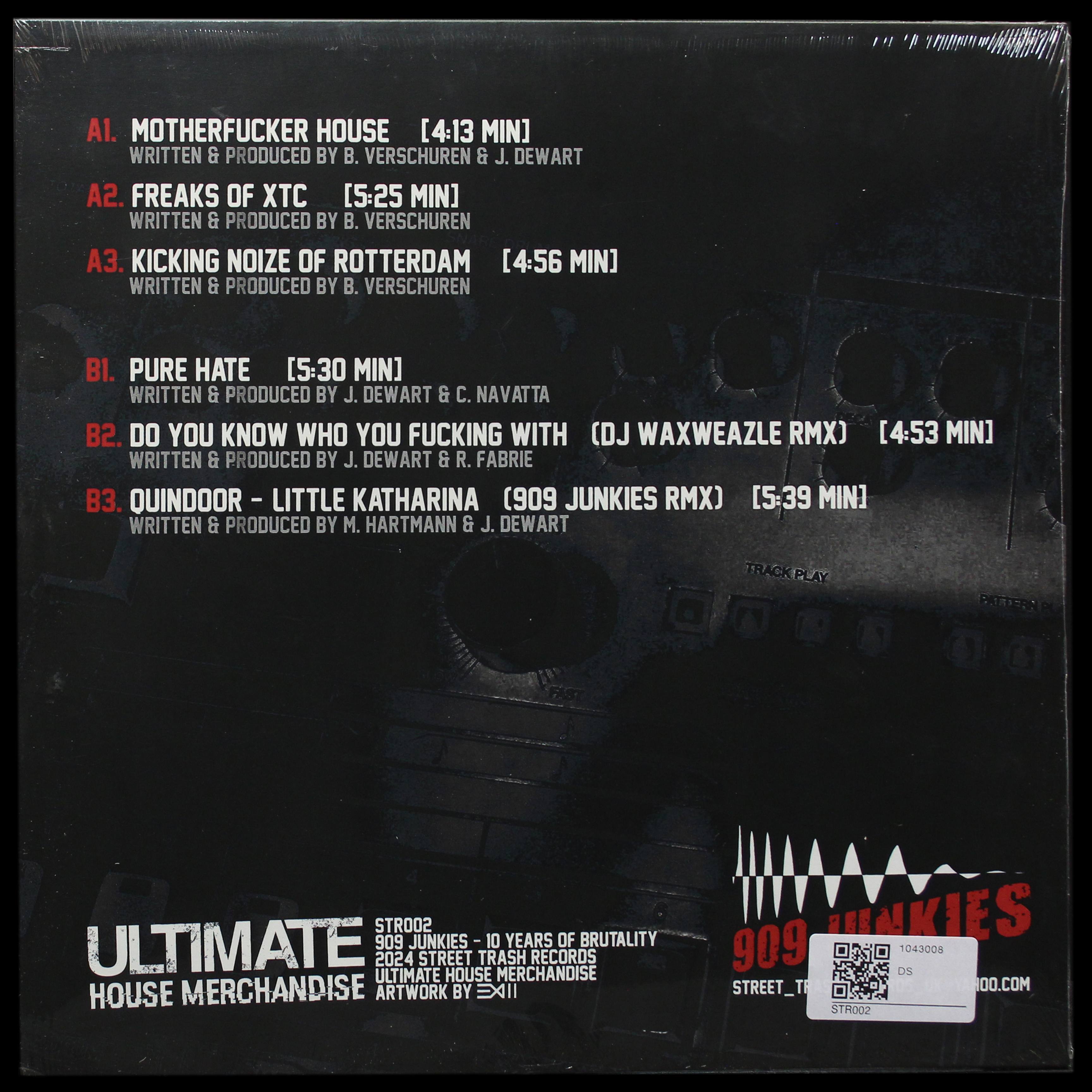 LP 909 Junkies — 10 Years Of Brutality – Hardcore фото 2