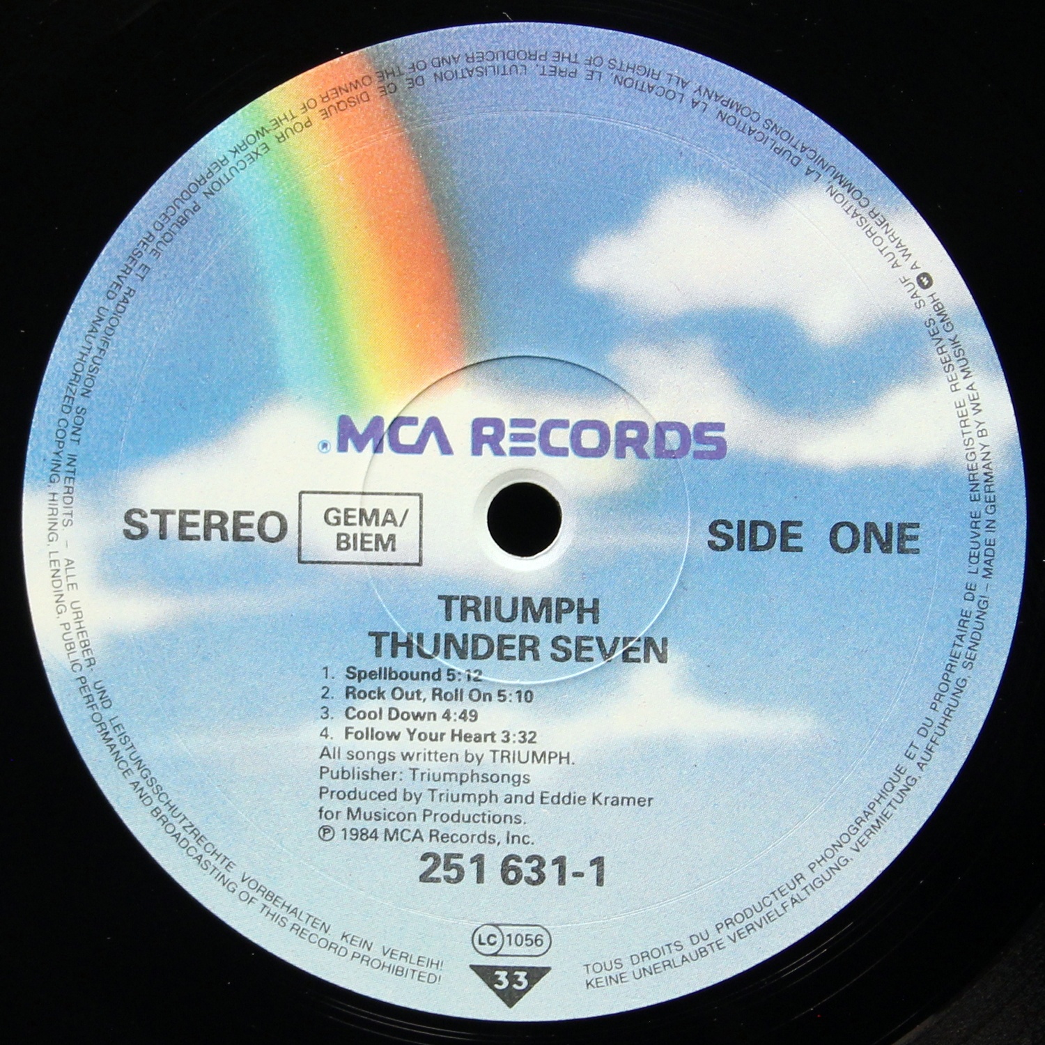 LP Triumph — Thunder Seven фото 3
