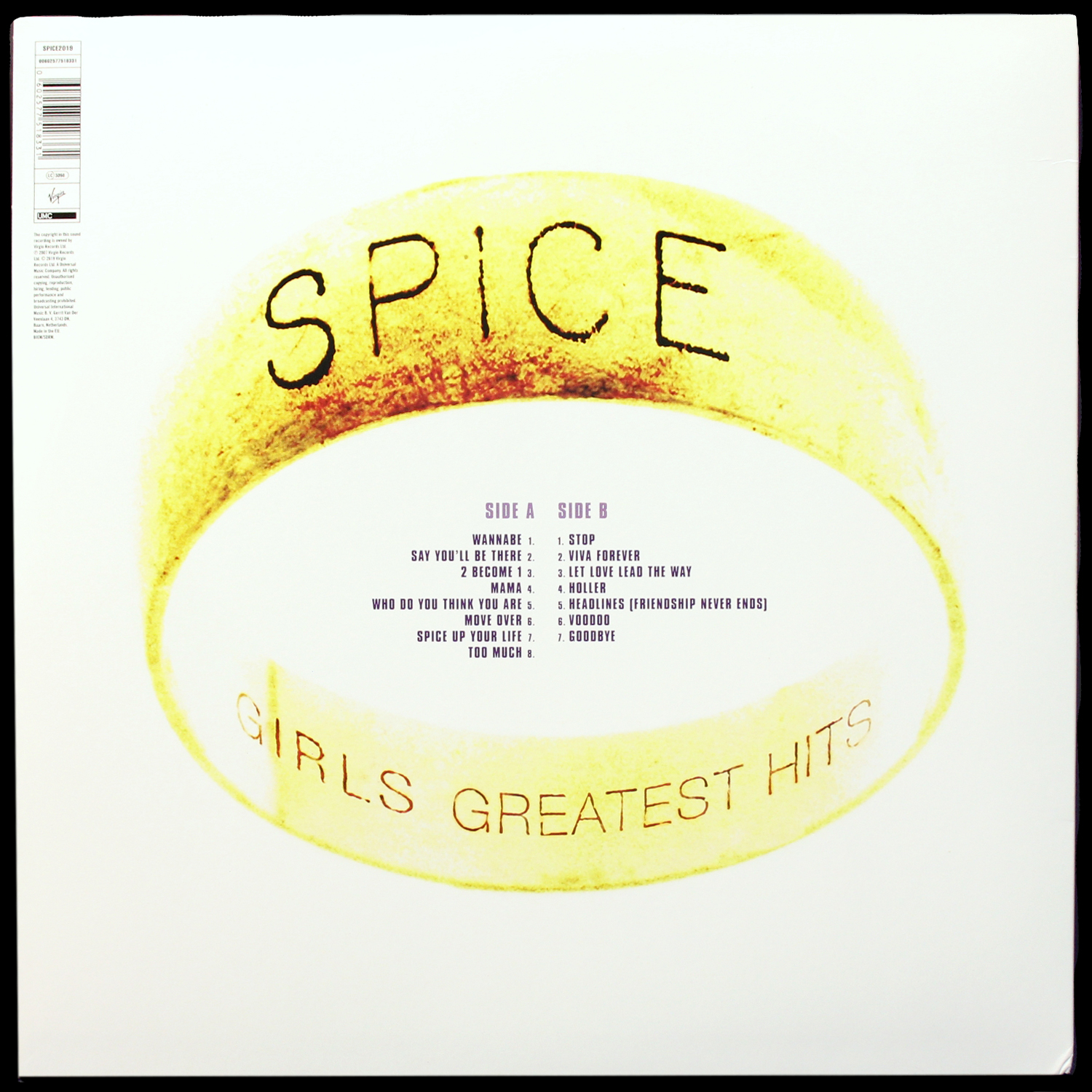 LP Spice Girls — Greatest Hits (picture disc (пикчер диск)) фото 2
