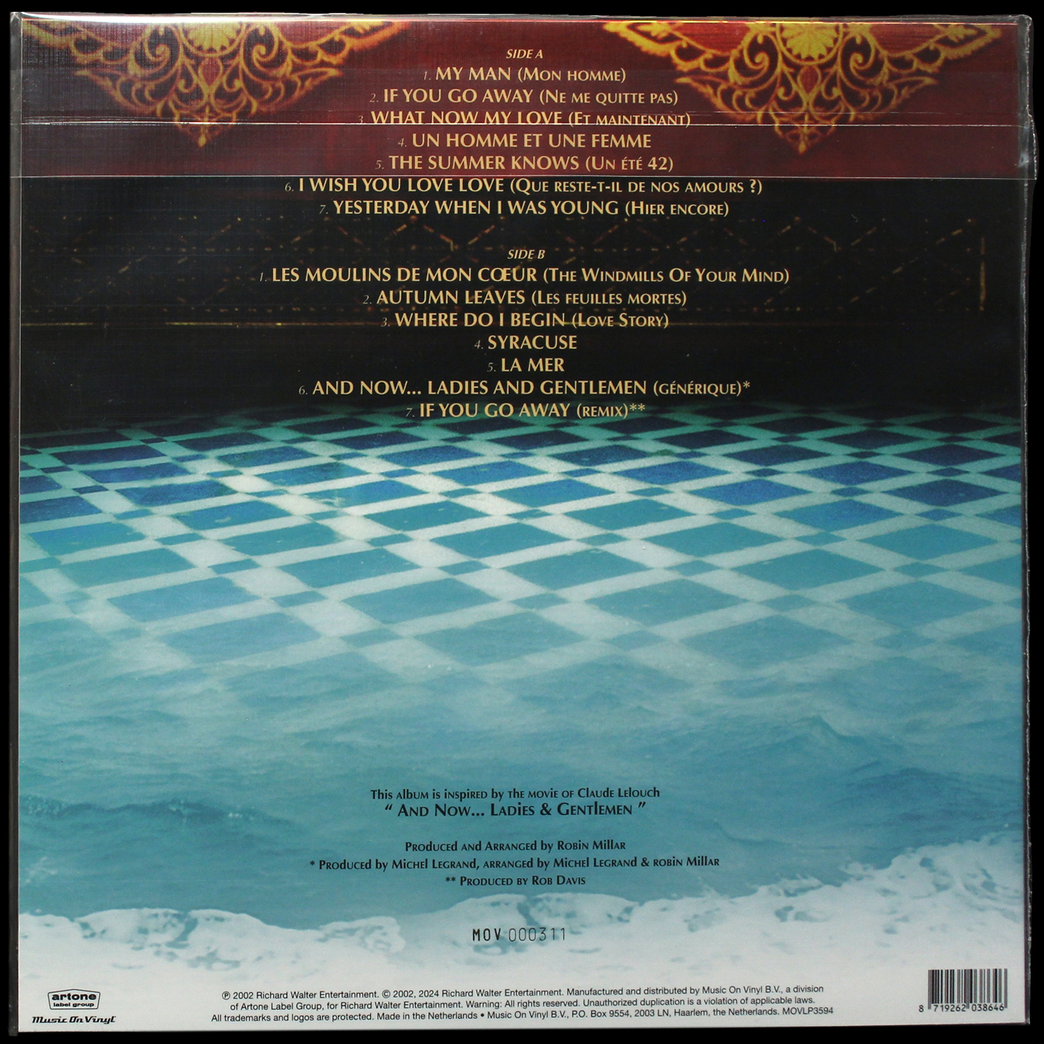 LP Patricia Kaas — Piano Bar (цветной винил) фото 2