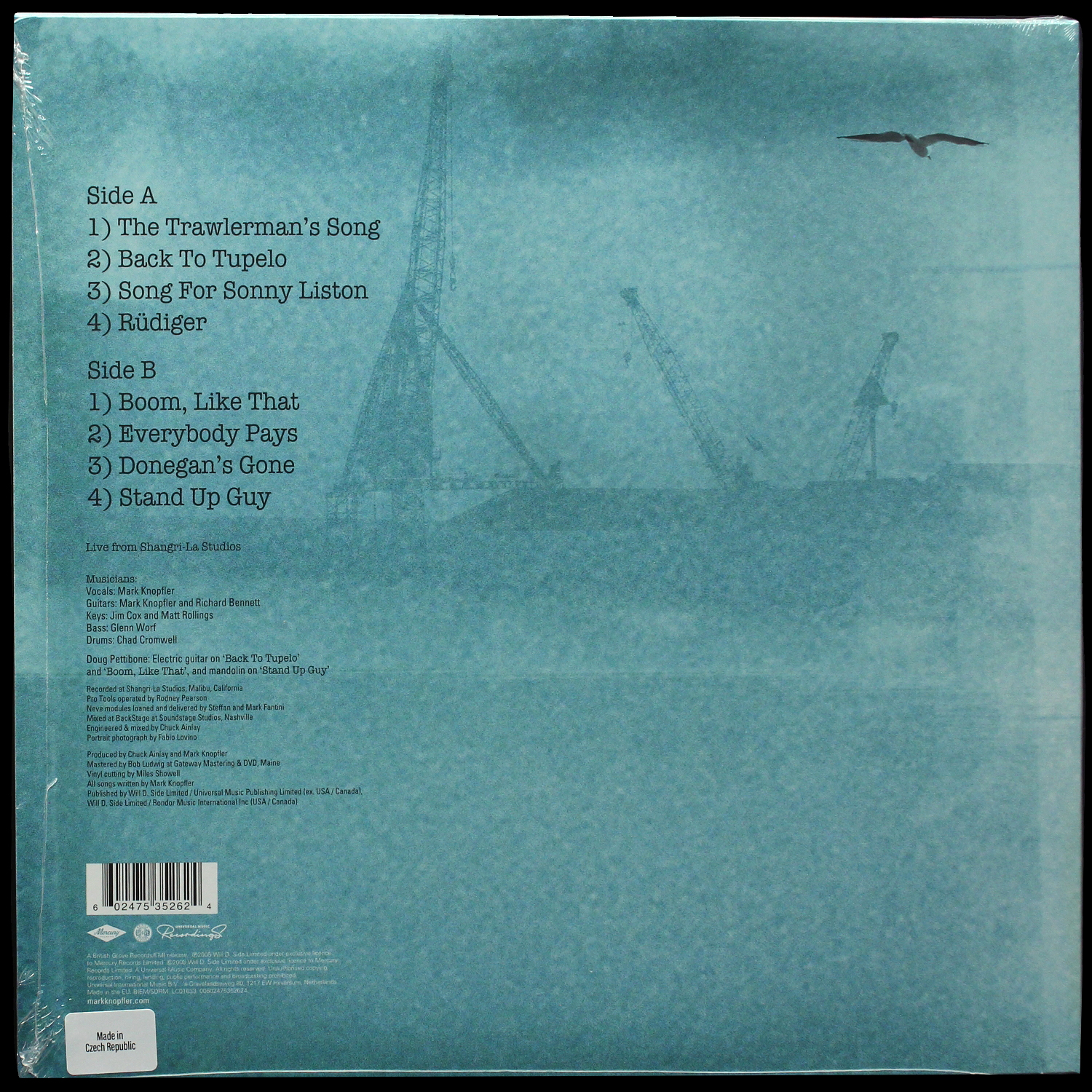 LP Mark Knopfler — One Take Radio Sessions фото 2