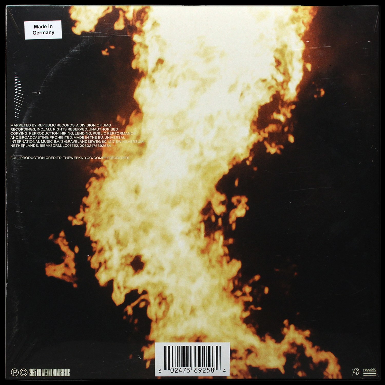 LP Weeknd — Hurry Up Tomorrow (2LP) фото 2