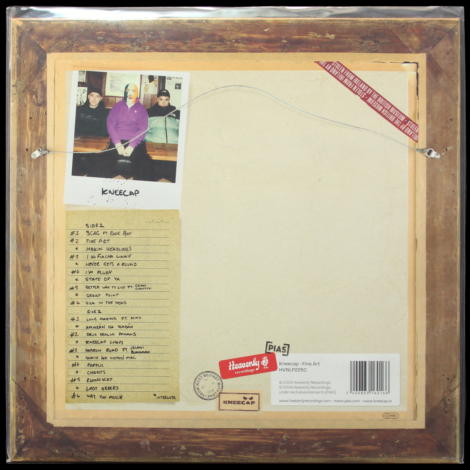 LP Kneecap — Fine Art (цветной винил) фото 2
