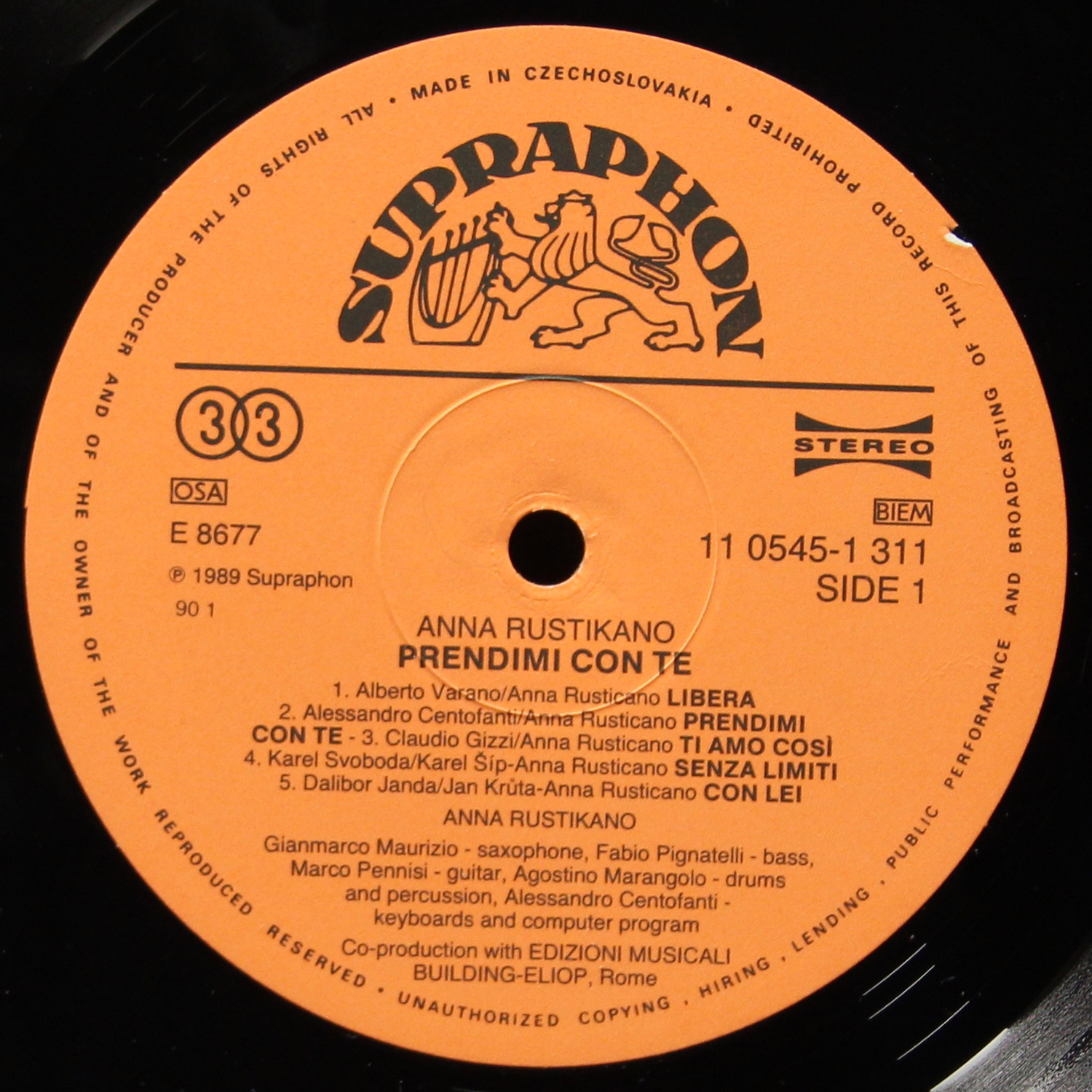 LP Anna Rusticano — Prendimi Con Te фото 2