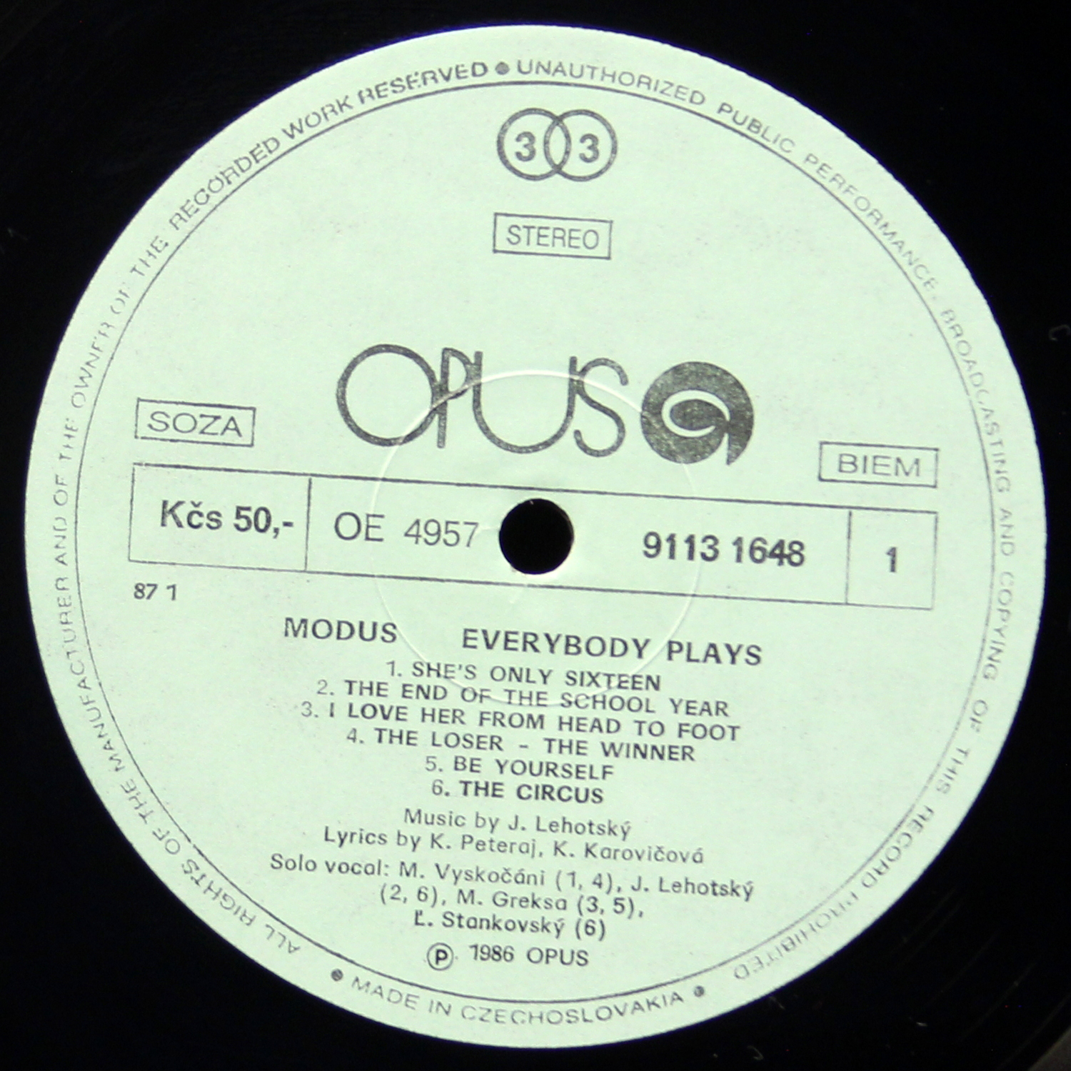 LP Modus — Everybody Plays фото 2