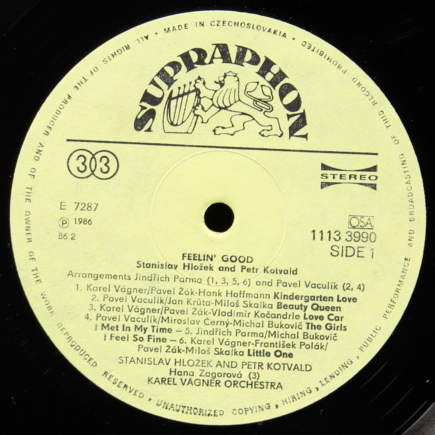 LP Stanislav Hlozek — Feelin' Good фото 2