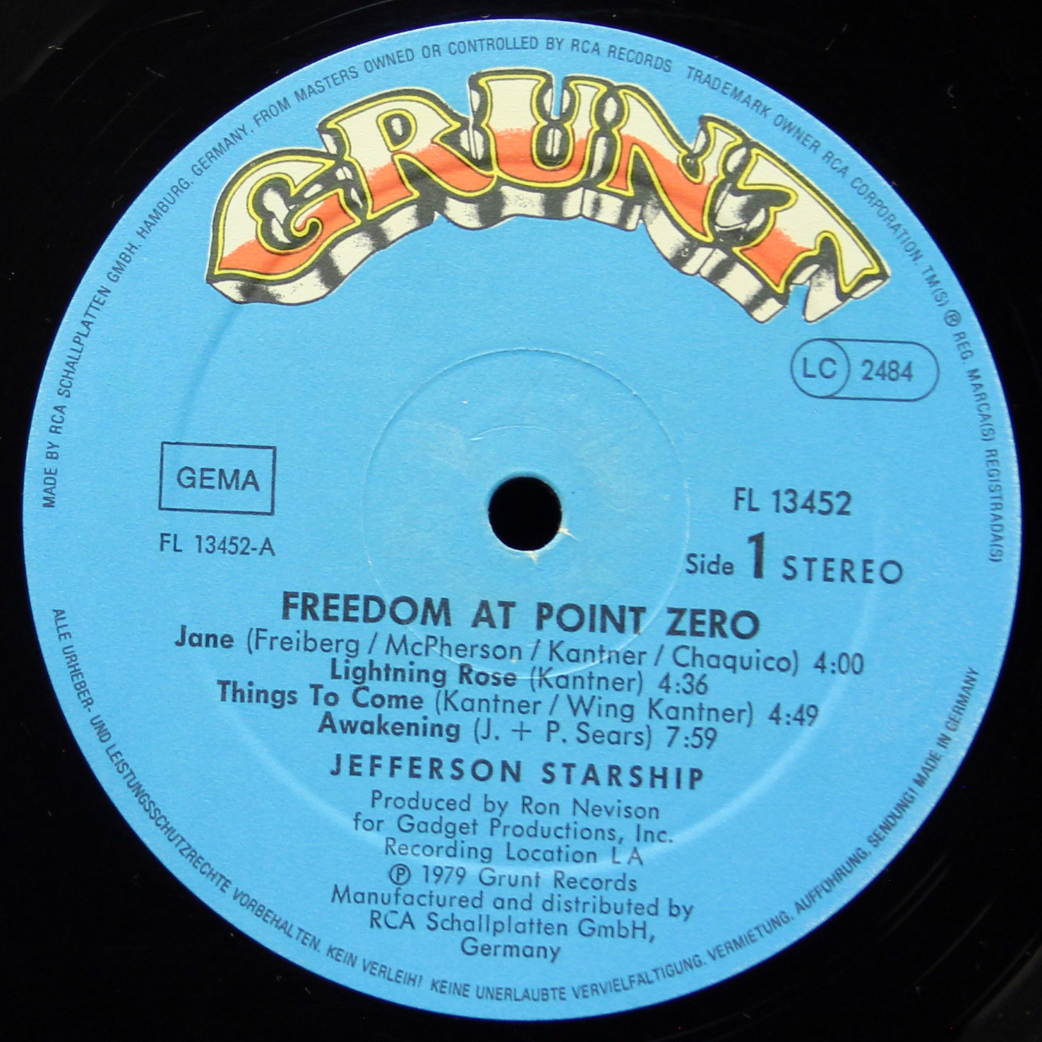 LP Jefferson Starship — Freedom At Point Zero фото 3