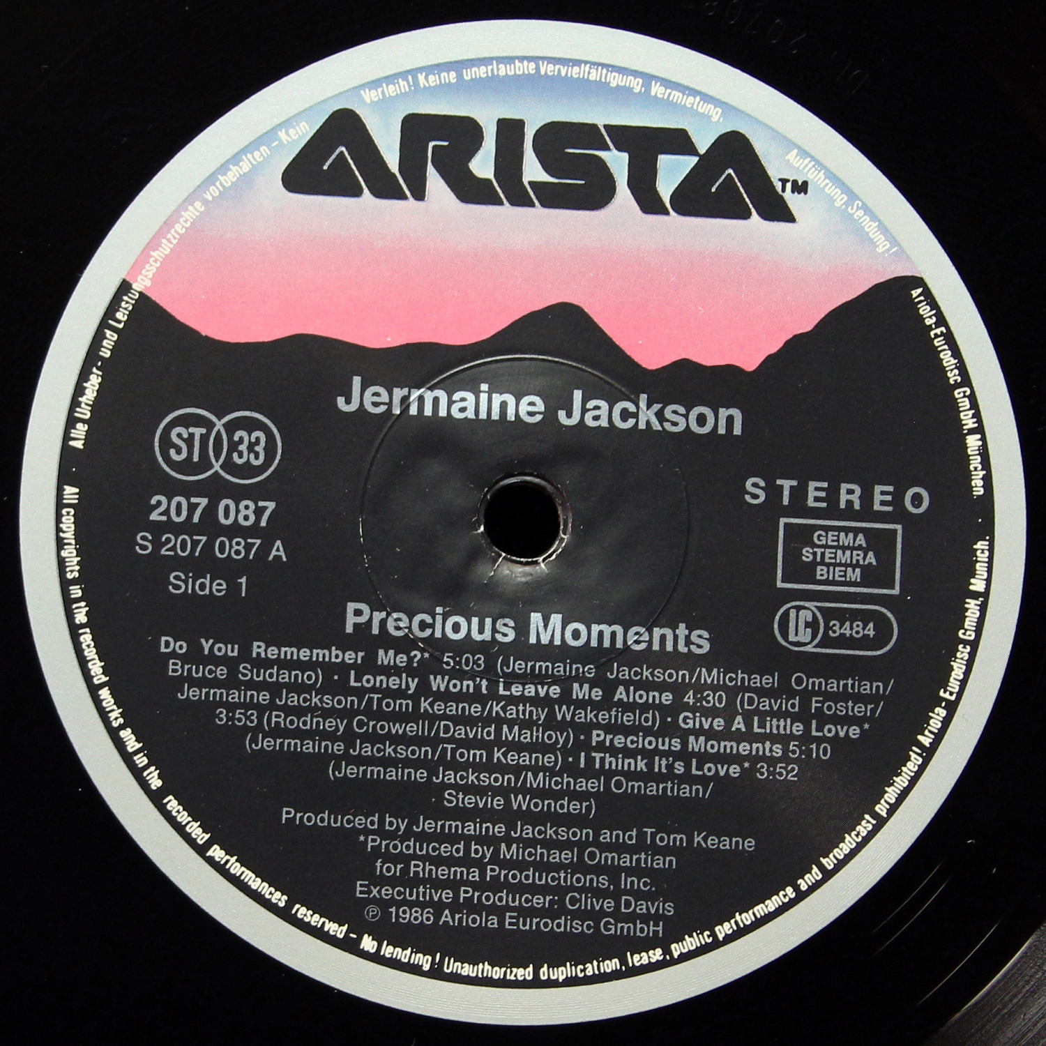 LP Jermaine Jackson — Precious Moments фото 2