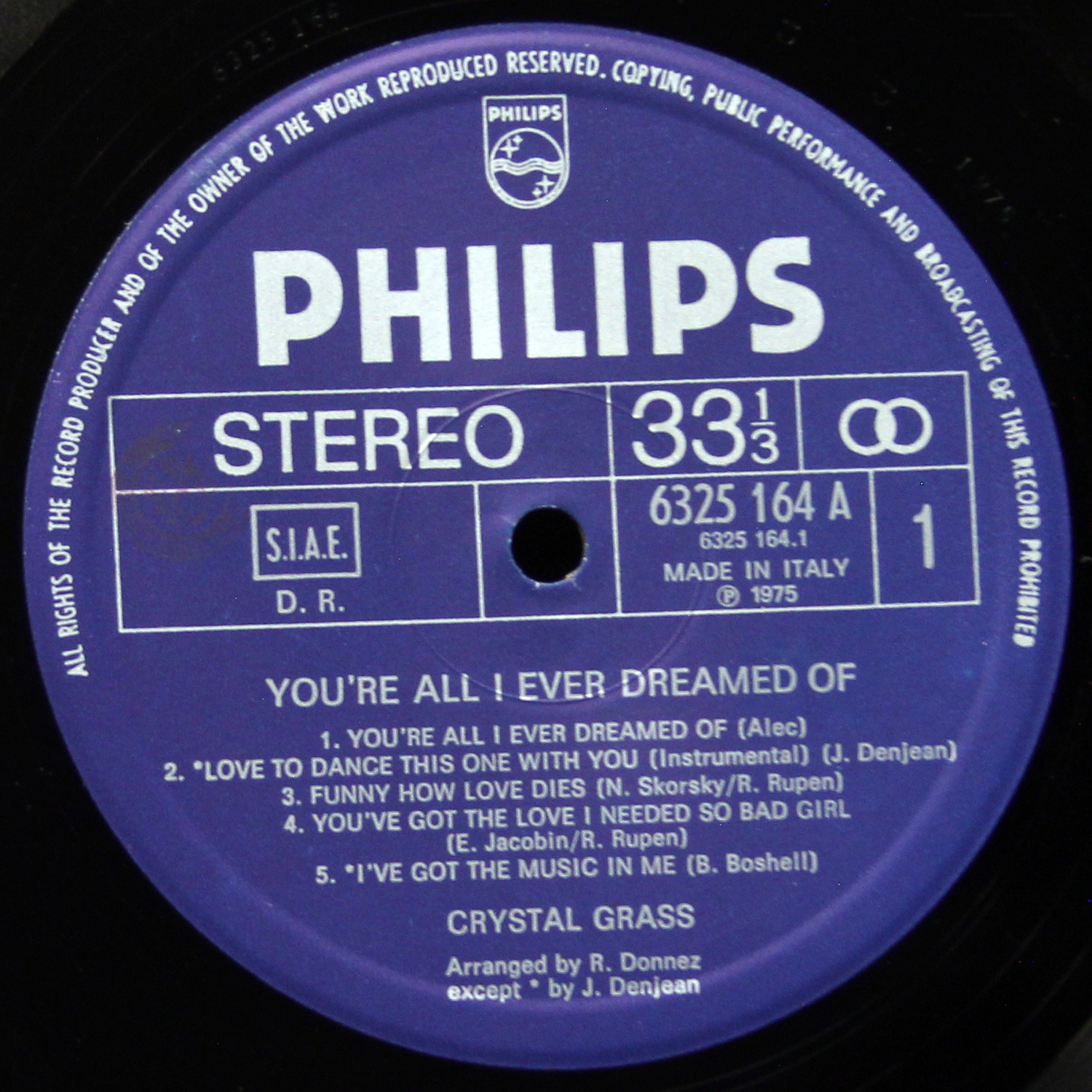 LP Crystal Grass — You're All I Ever Dreamed Of фото 3