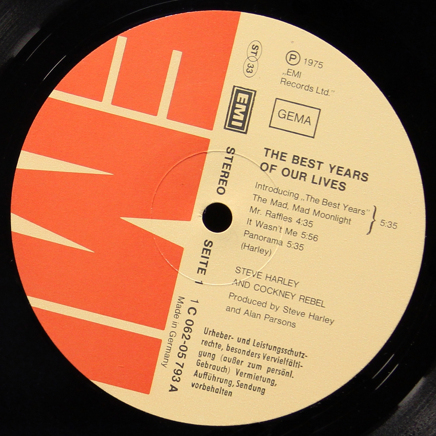 LP Steve Harley — Best Years Of Our Lives фото 2