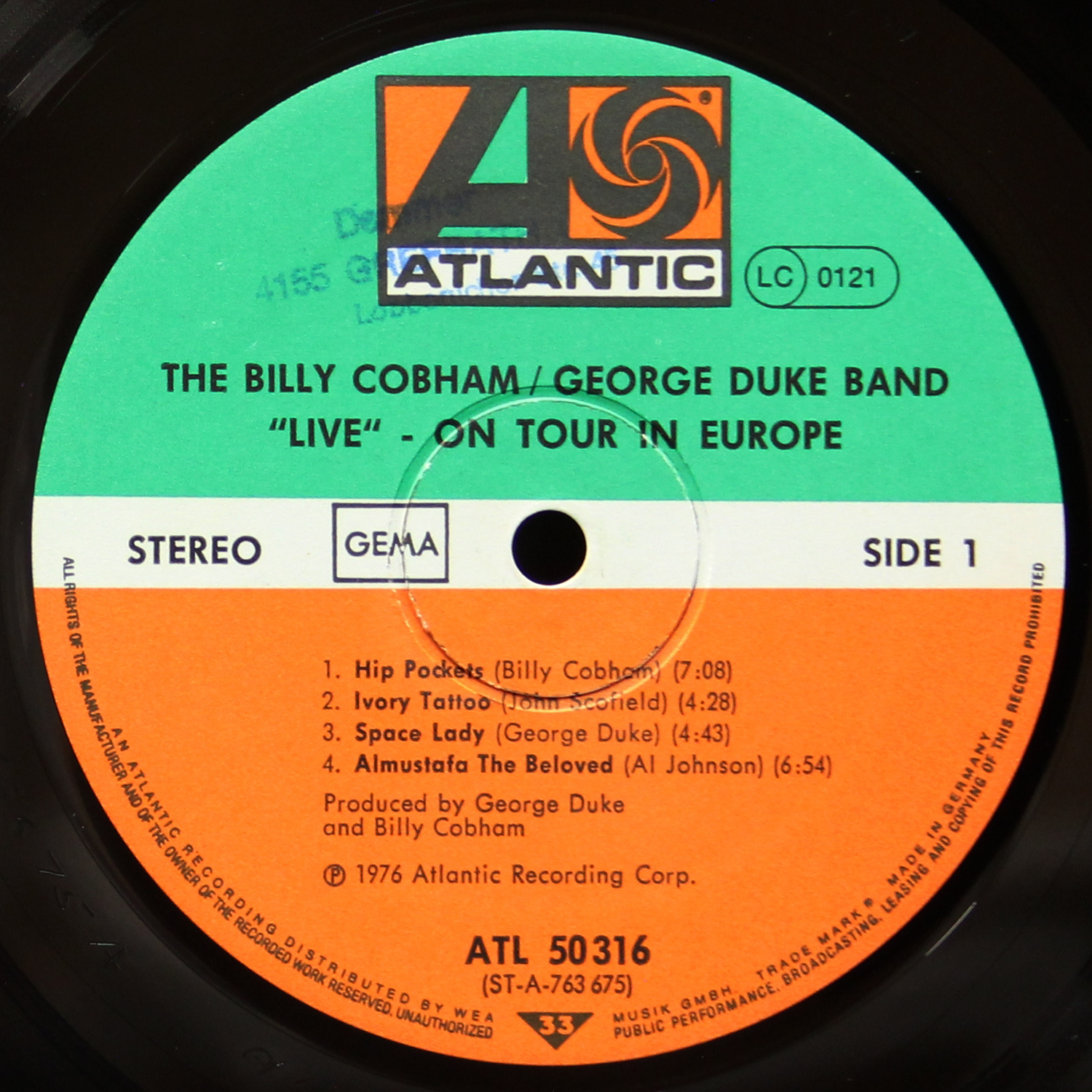 LP Billy Cobham — Live On Tour In Europe фото 2