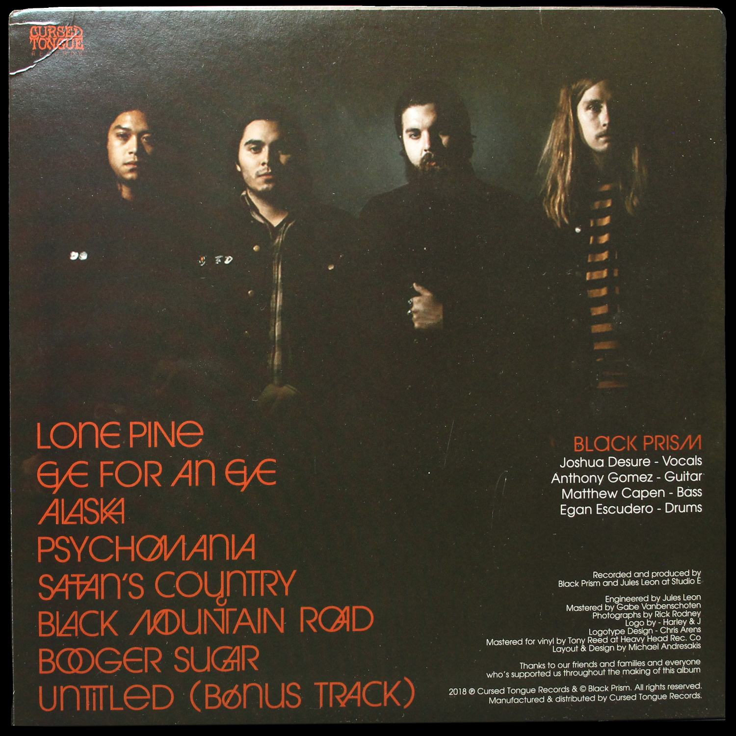 LP Black Prism — Black Prism (цветной винил,  + постер) фото 2