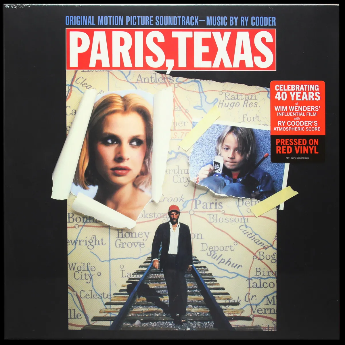 LP Ry Cooder — Paris, Texas (Original Motion Picture Soundtrack) (цветной винил) фото