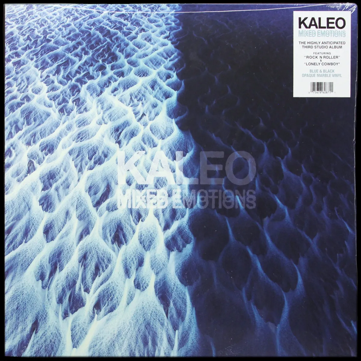 LP Kaleo — Mixed Emotions (сине-черный мраморный винил) фото