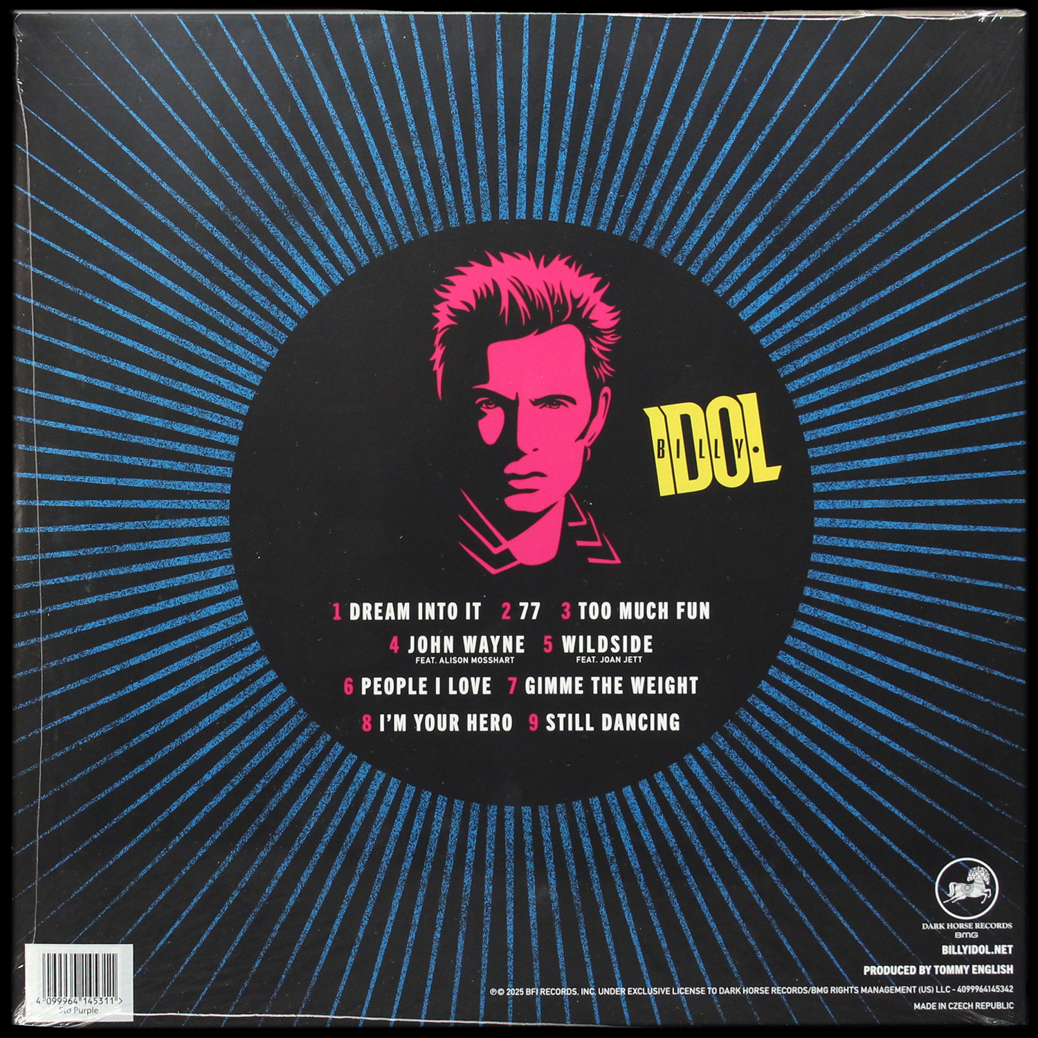 LP Billy Idol — Dream Into It (цветной винил) фото 2