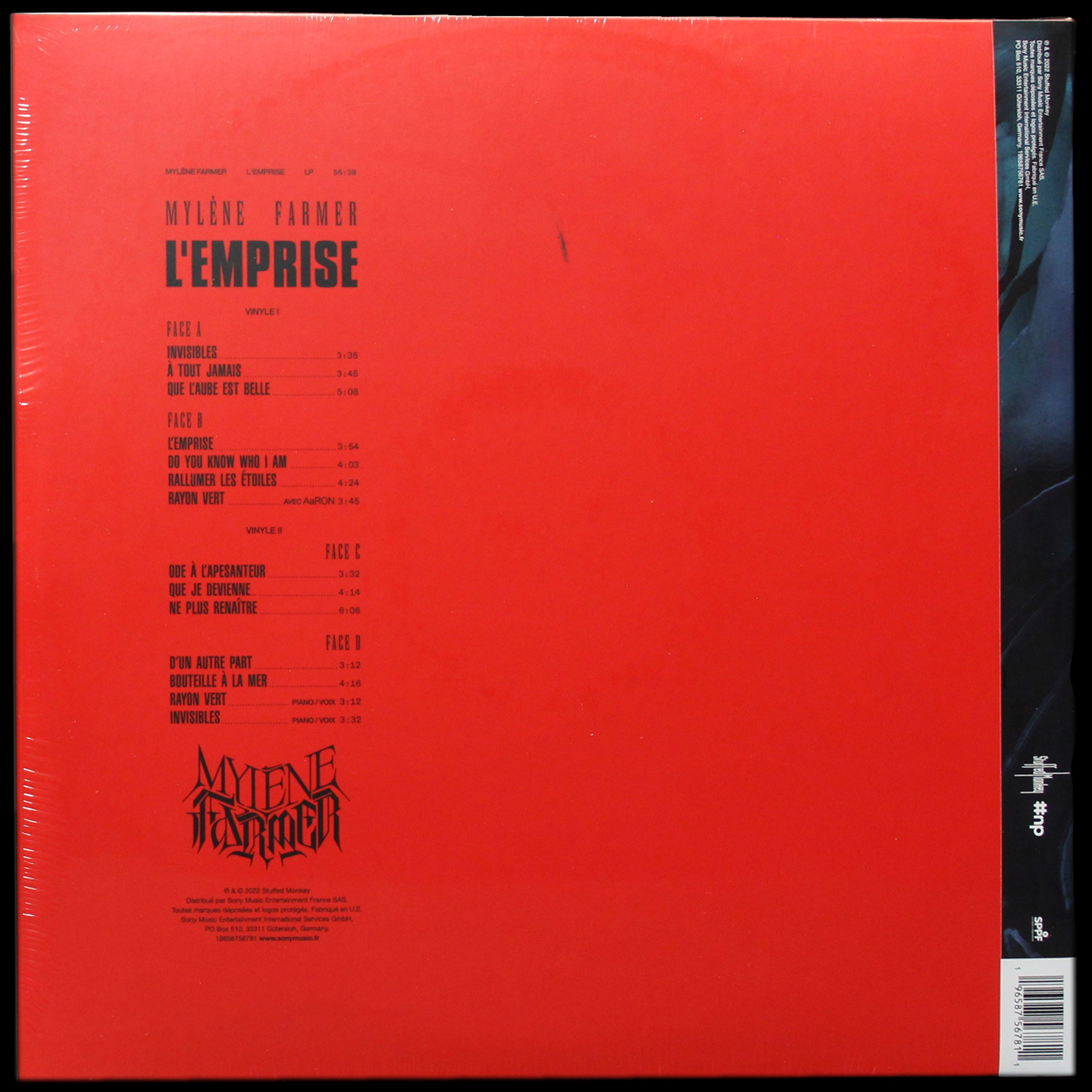 LP Mylene Farmer — L'emprise (2LP) фото 2