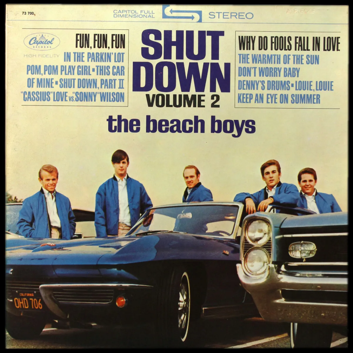 LP Beach Boys — Shut Down Volume 2 фото