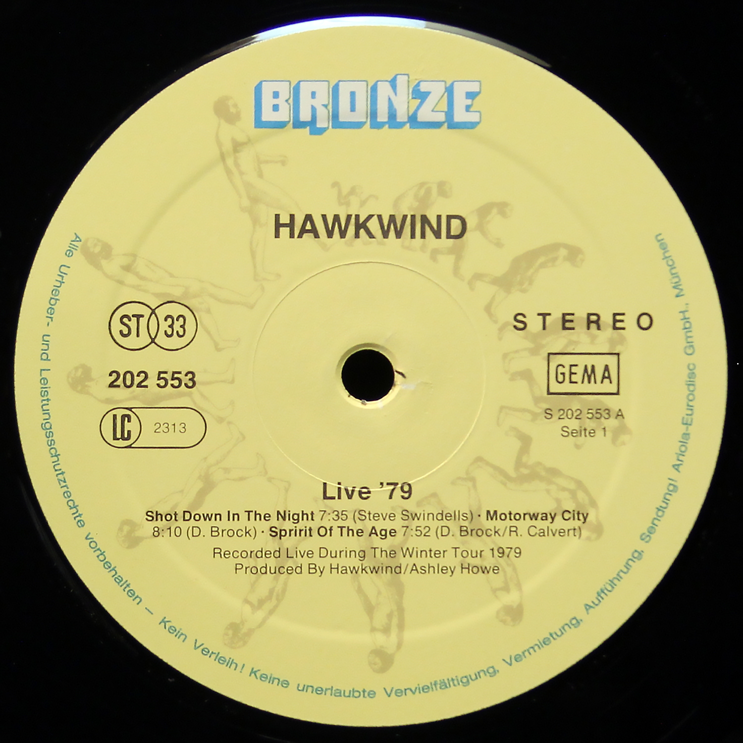 LP Hawkwind — Live Seventy Nine фото 3