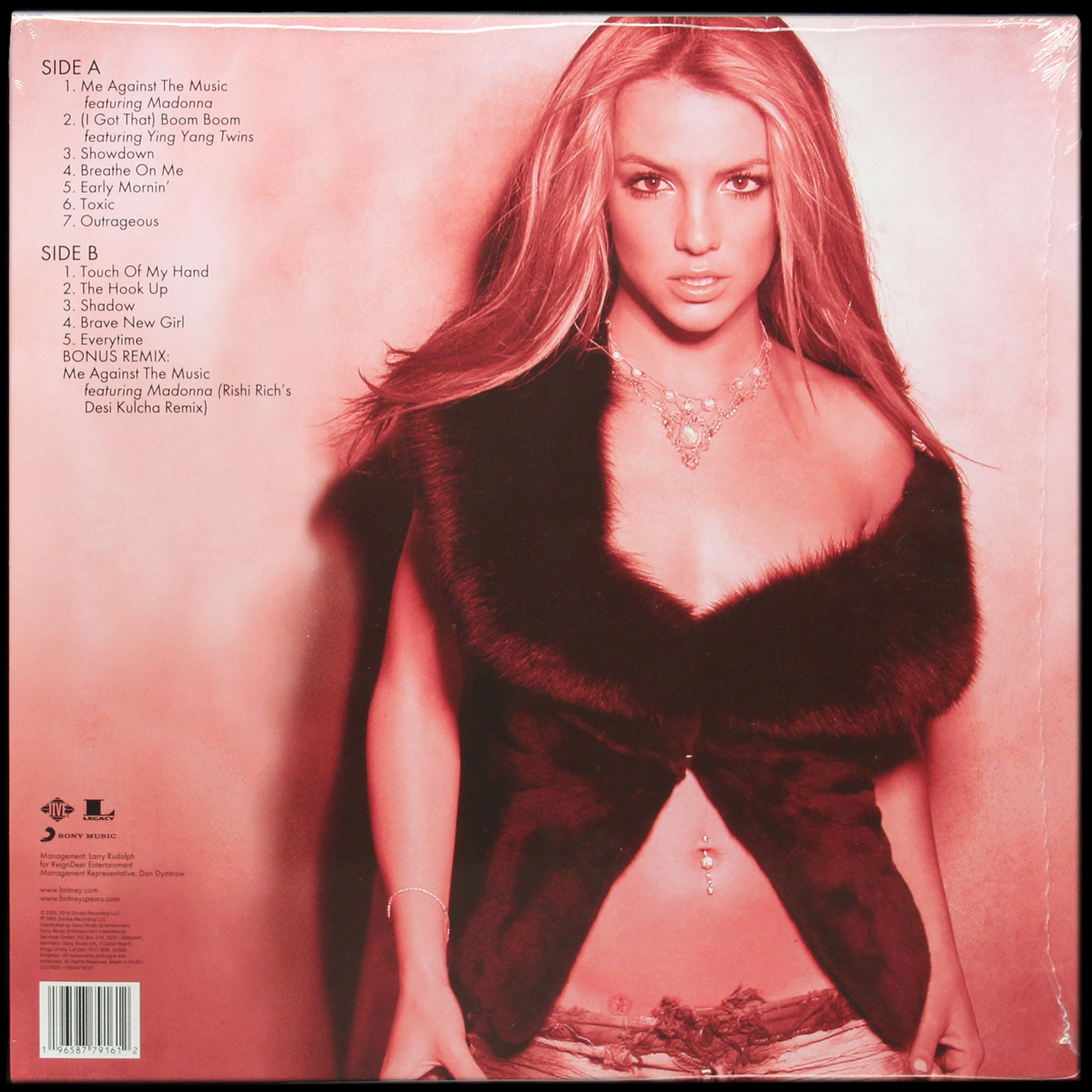LP Britney Spears — In The Zone (цветной винил) фото 2
