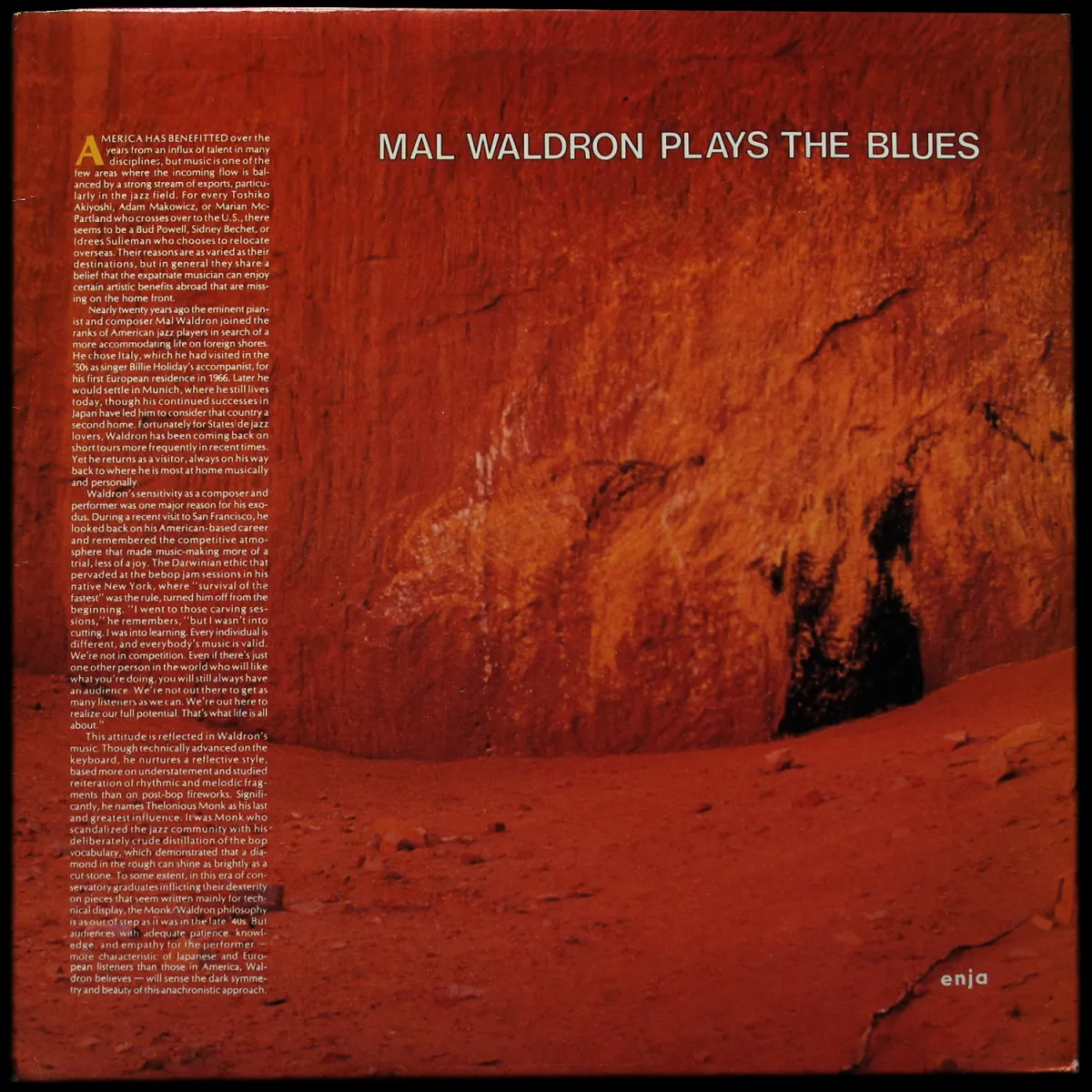 LP Mal Waldron — Plays The Blues - Live At The Domicile фото