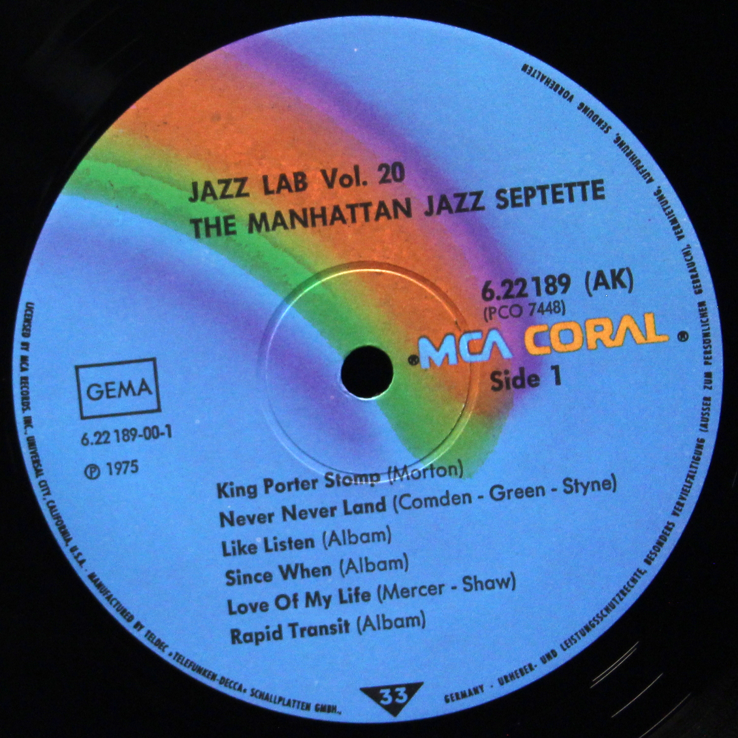 LP Manhattan Jazz Septette — Old & New фото 2