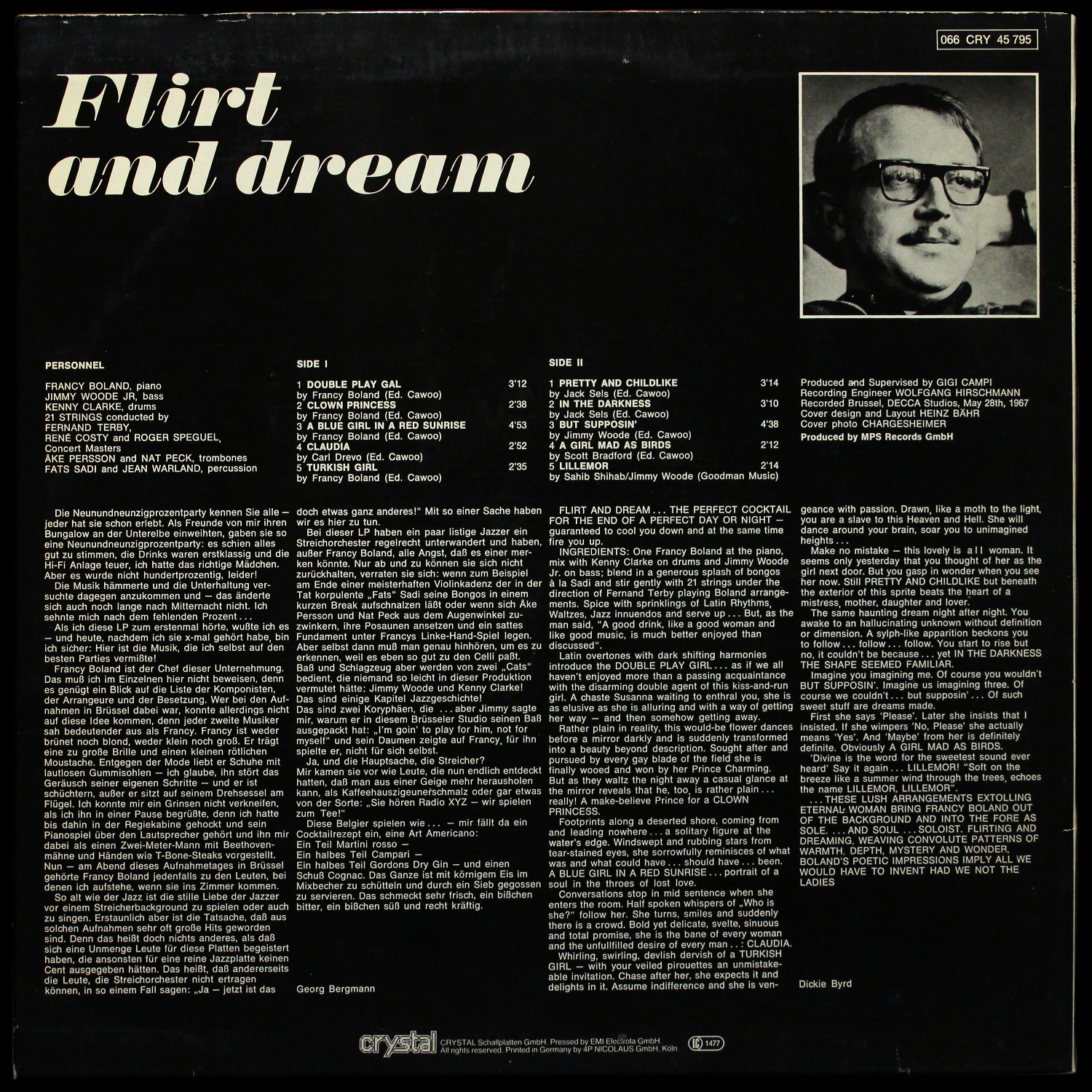 LP Francy Boland — Flirt And Dream фото 2