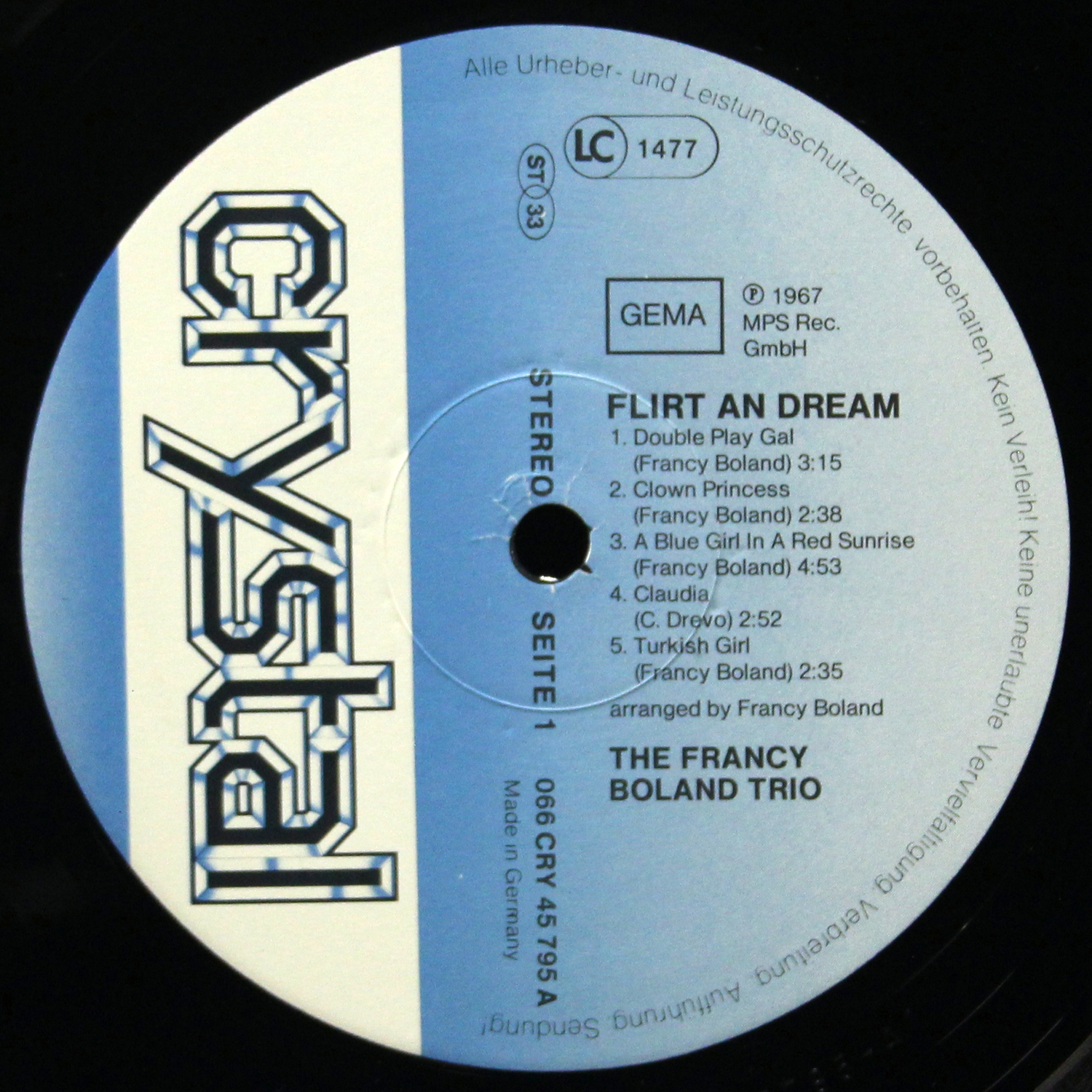 LP Francy Boland — Flirt And Dream фото 3