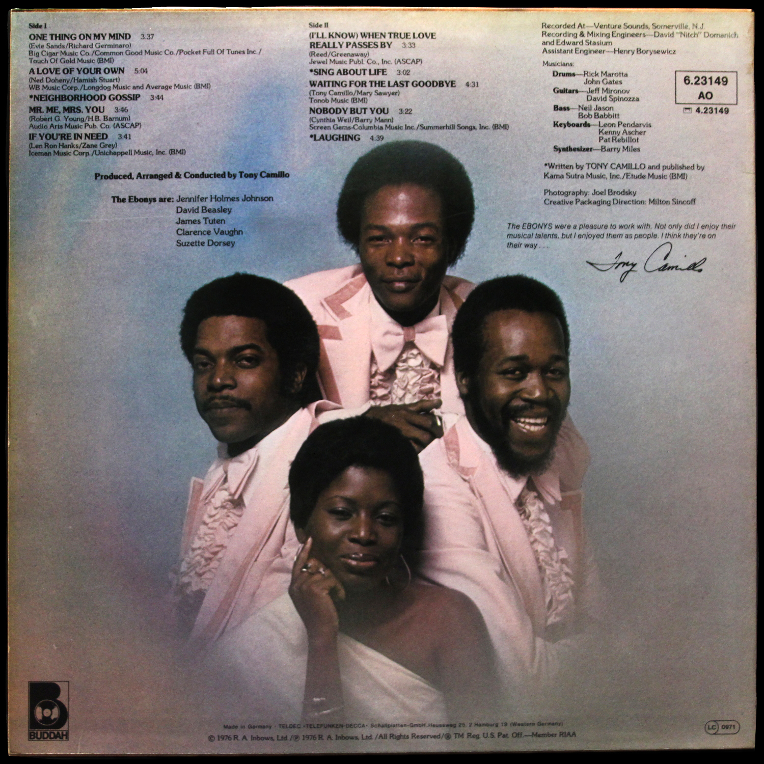 LP Ebonys — Sing About Life фото 2