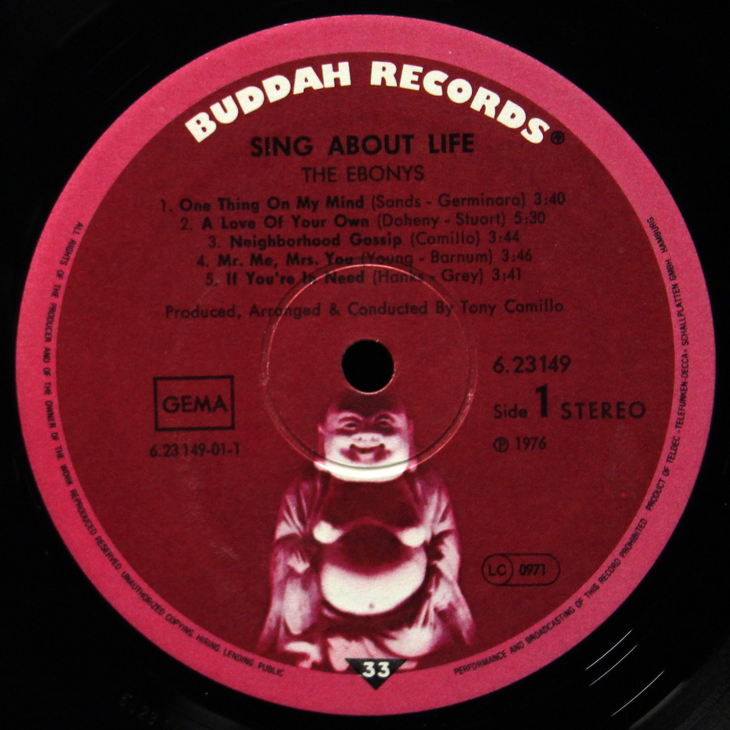 LP Ebonys — Sing About Life фото 3