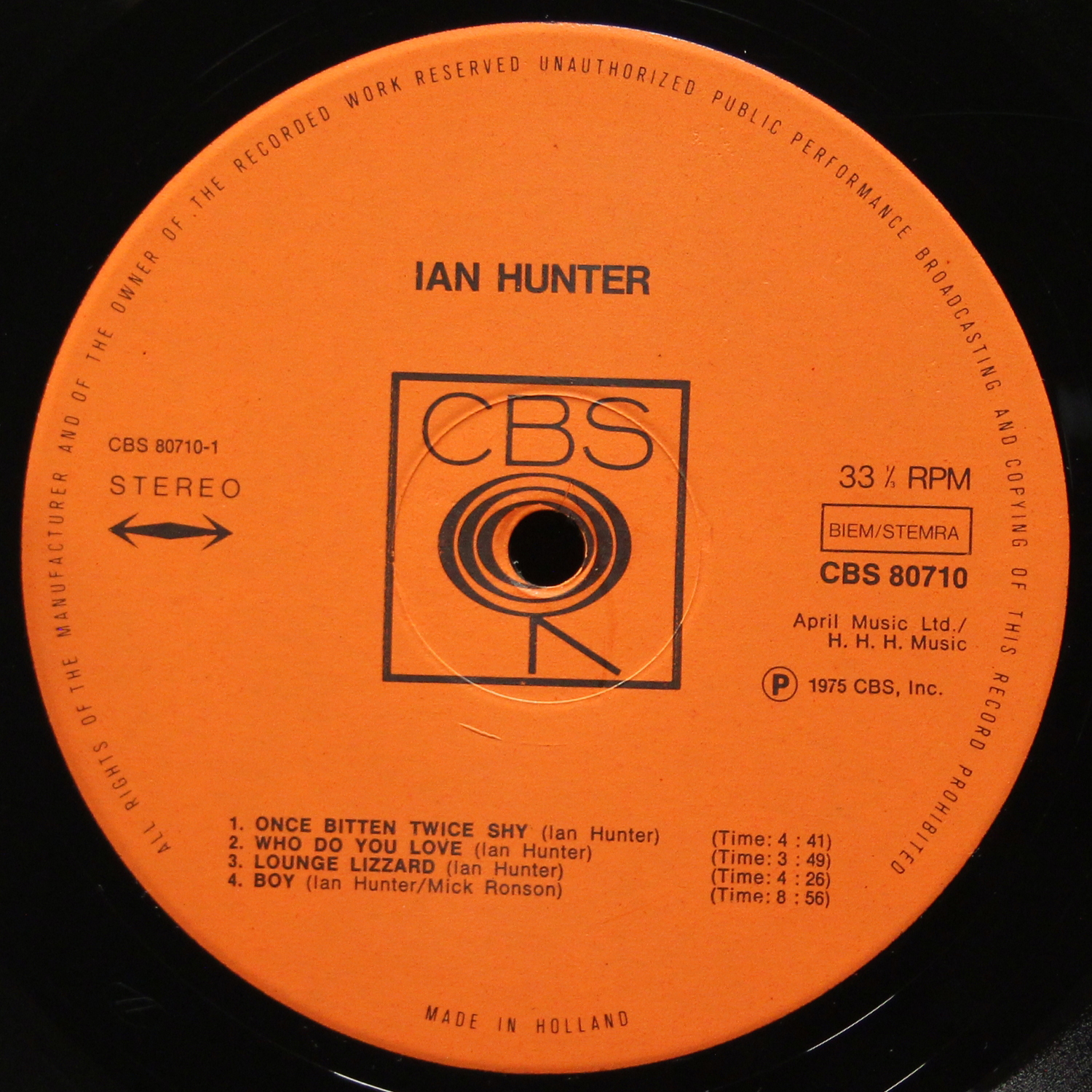 LP Ian Hunter — Ian Hunter фото 2