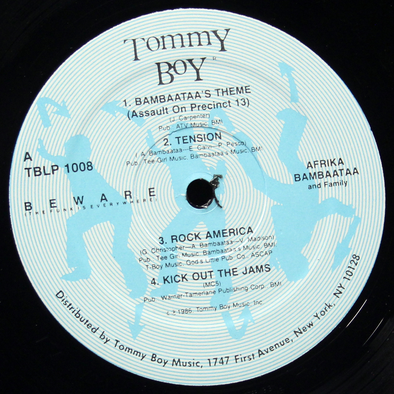 LP Afrika Bambaataa And Family — Beware (The Funk Is Everywhere) фото 3