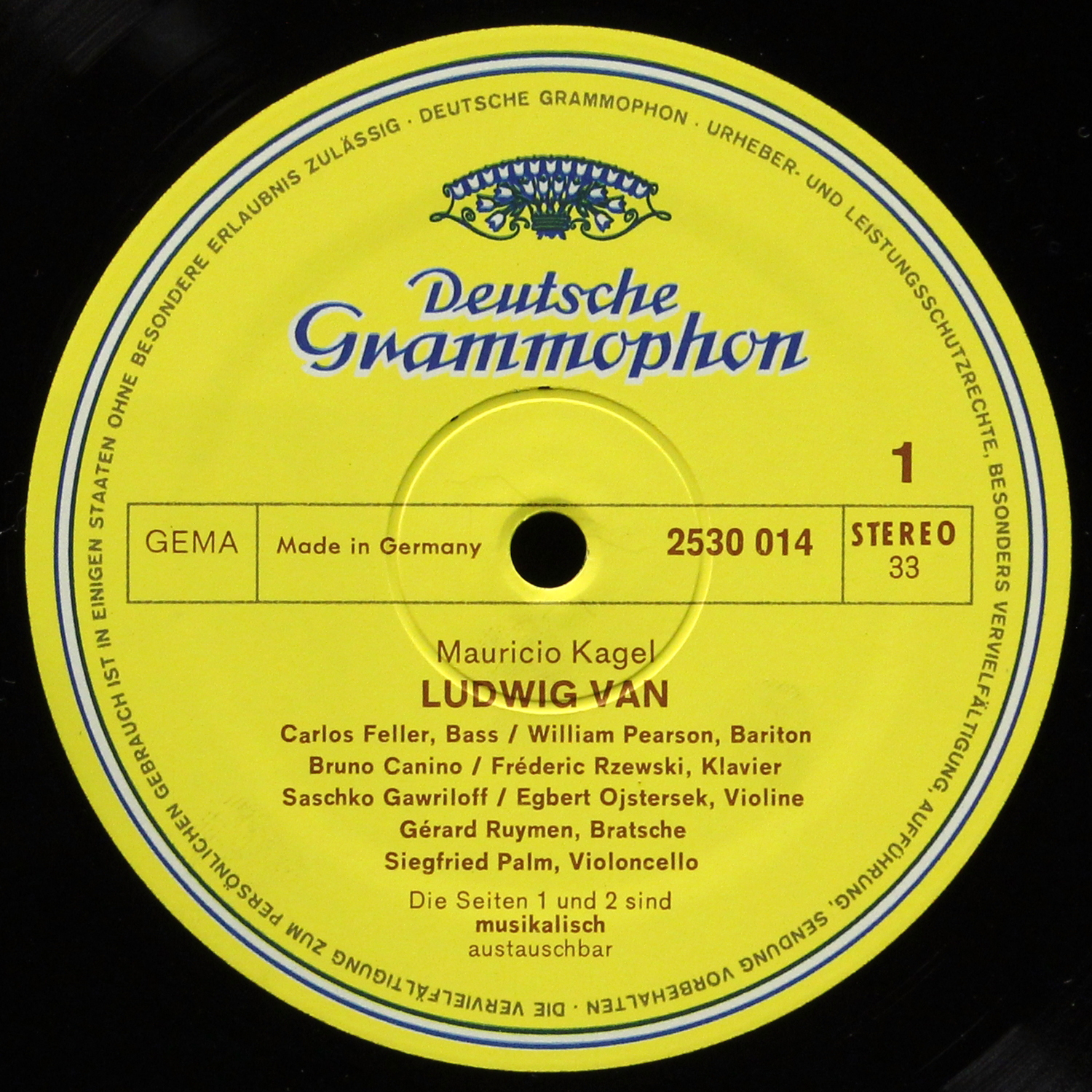 LP Mauricio Kagel — Ludwig Van фото 2