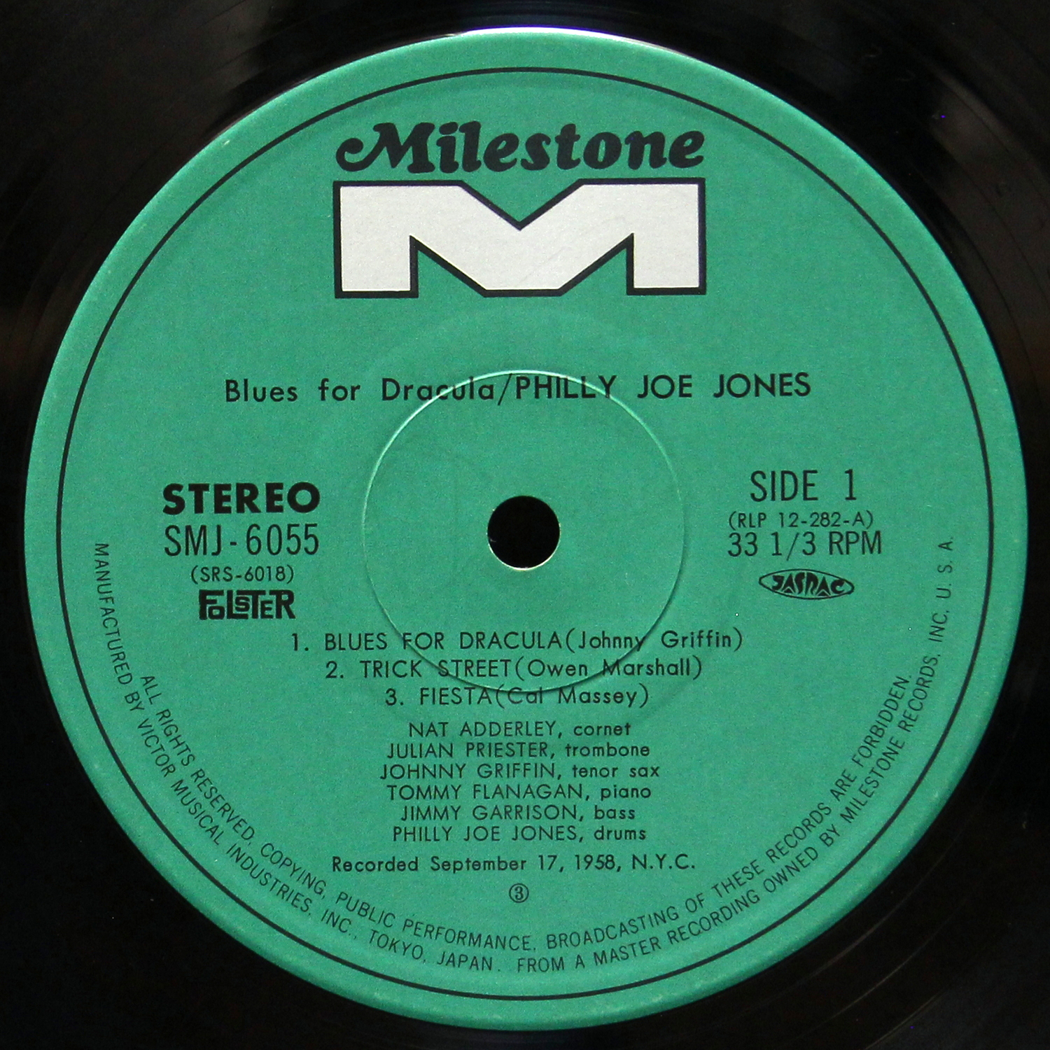 LP Philly Joe Jones Sextet — Blues For Dracula фото 2