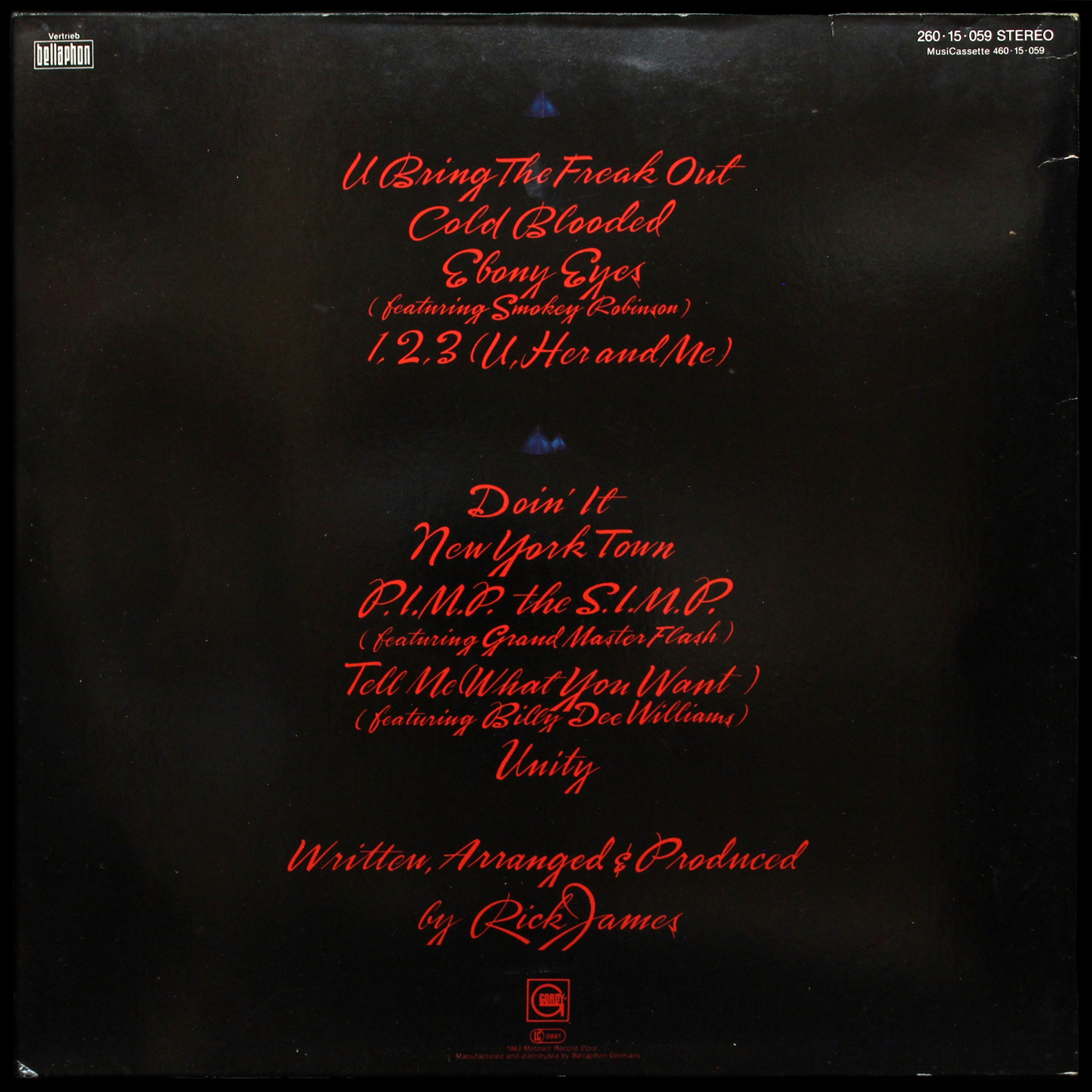 LP Rick James — Cold Blooded фото 2