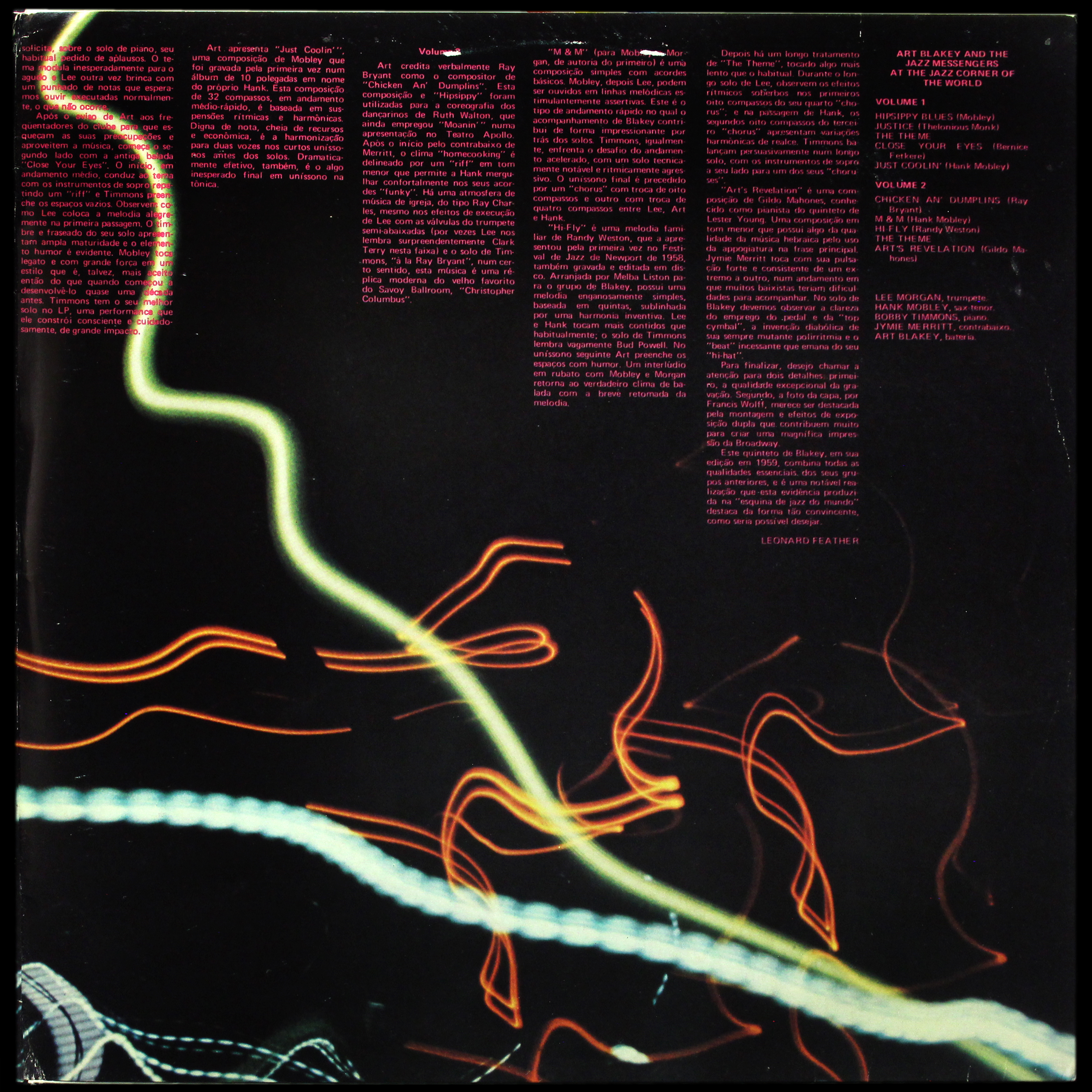 LP Art Blakey And The Jazz Messengers — At The Jazz Corner Of The World (2LP) фото 4