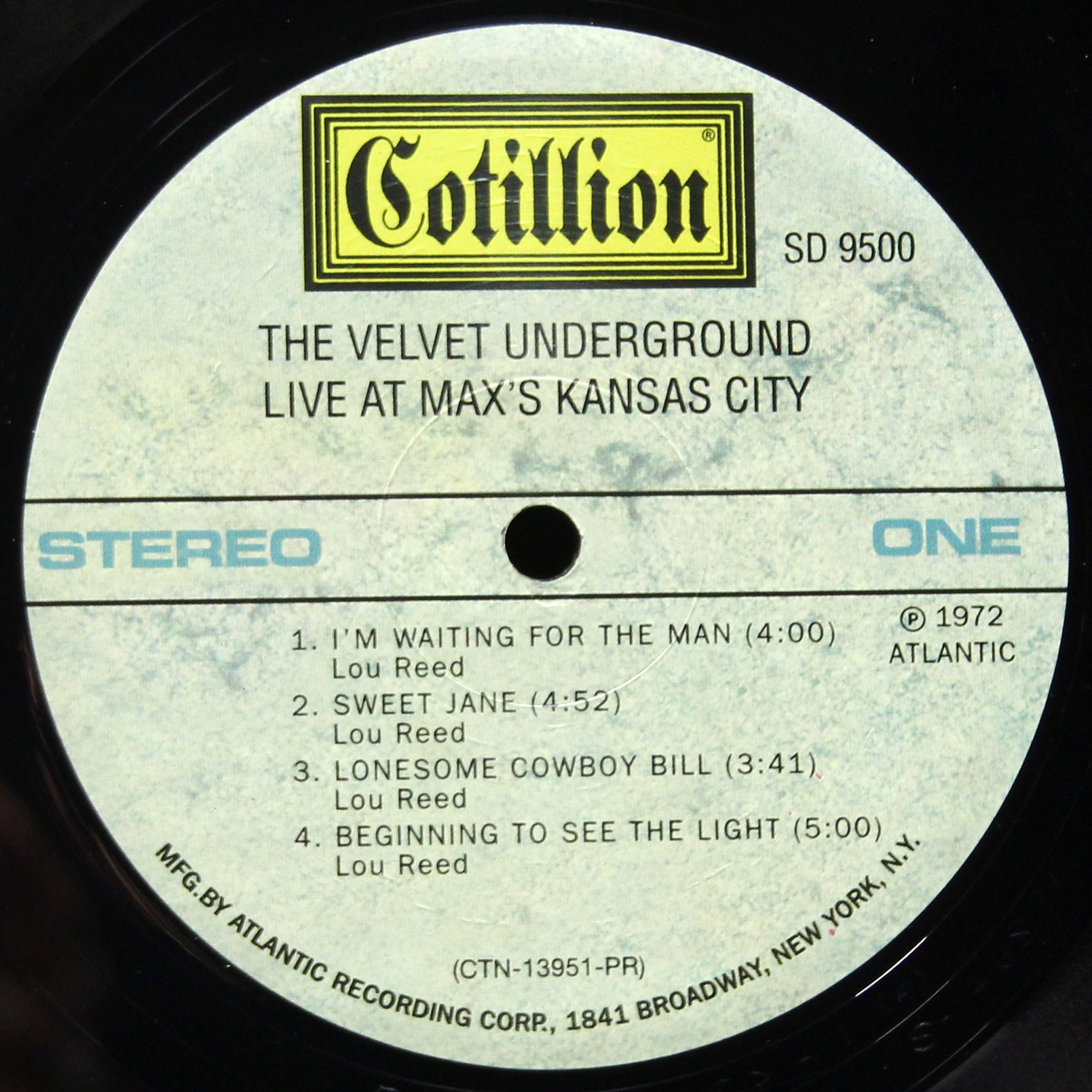 LP Velvet Underground — Live At Max's Kansas City фото 3