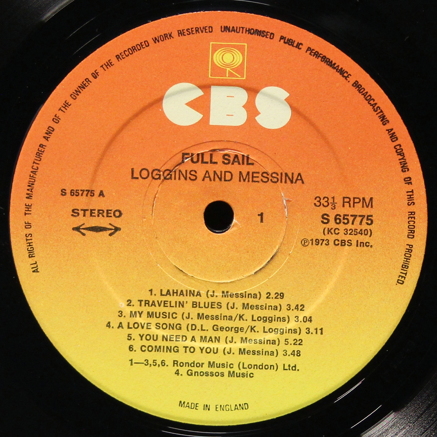 LP Loggins And Messina — Full Sail фото 2